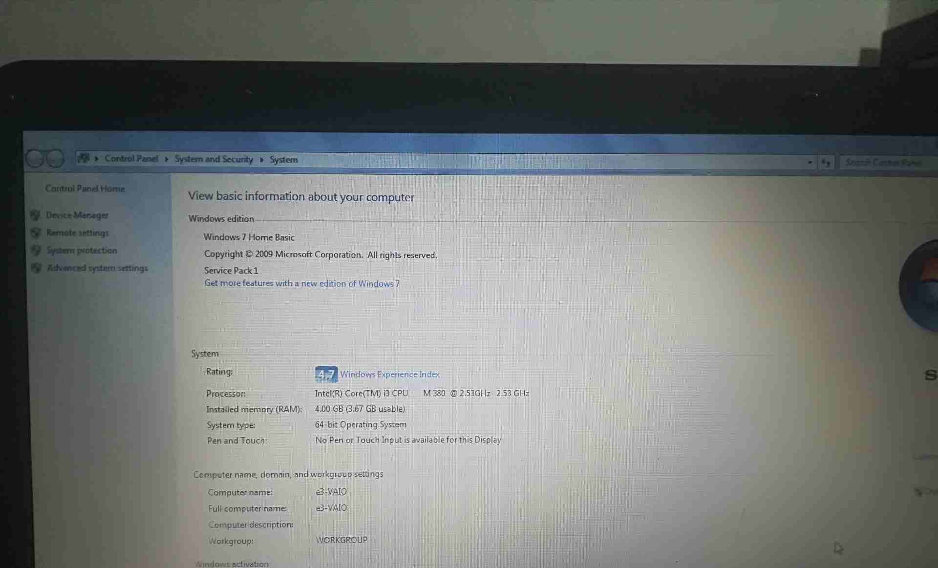 Laptop Sony i3 4 giga ram 64 bit
لا تنسَ أنك شاهدت هذا الإعلان في عنكبوت
laptop sony
4 giga ram
M...