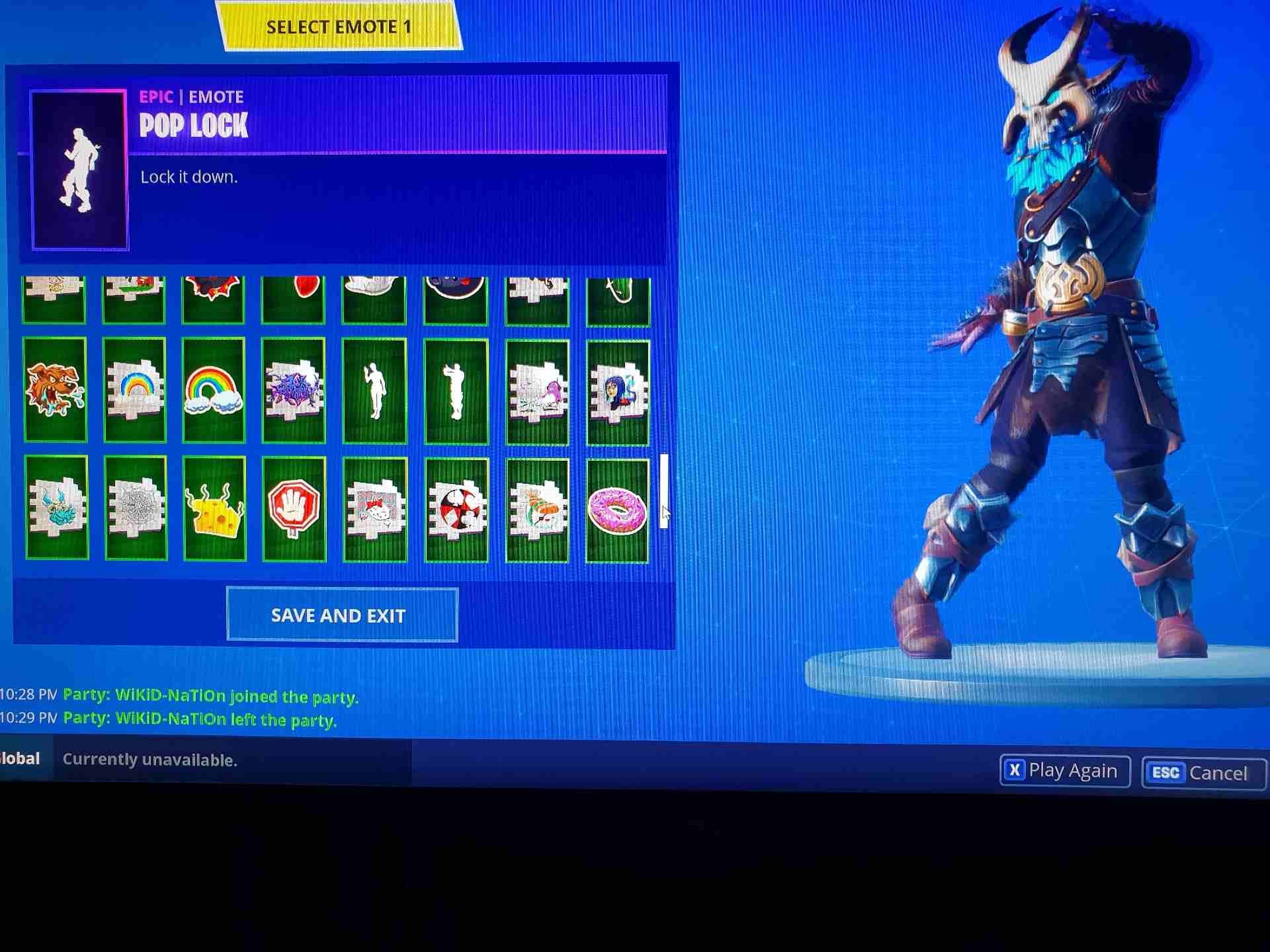 اكاونت فورتنايت سيزون 4 5 6 زومبي 400 في بكس
لا تنسَ أنك شاهدت هذا الإعلان في عنكبوت
للبيع فق...