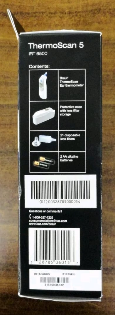 ميزان حراره براون الاصلي عن طريق الاذن Braun Thermoscan 5 Ear Thermometer
لا تنسَ أنك شاهدت هذا الإعلان في عنكبوت...