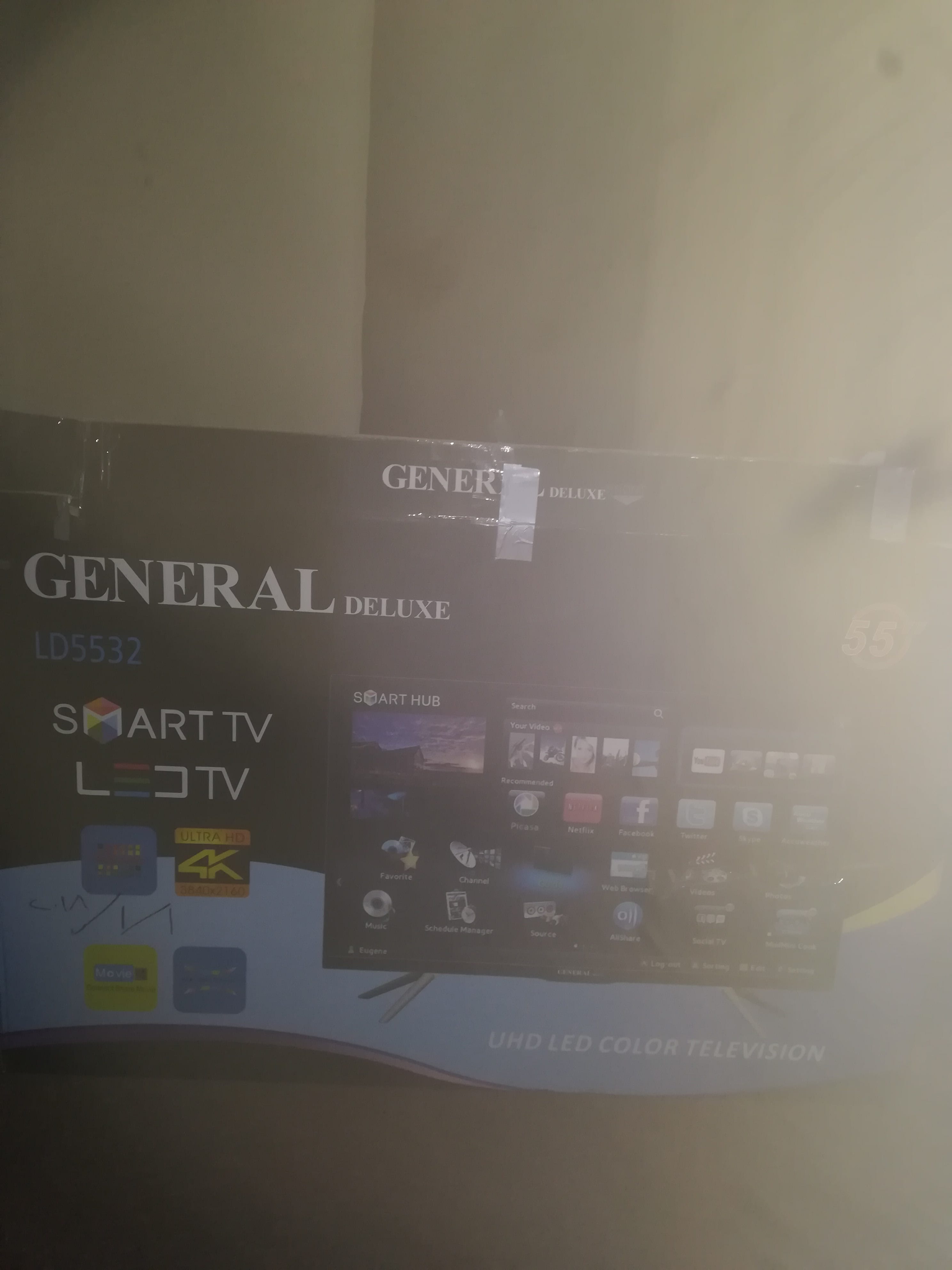 شاشة جنيرال دليوكس بعدها على وضع الشركه 55 سمارت 4k استخدام بصيط
لا تنسَ أنك شاهدت هذا الإعلان في عنكبوت...