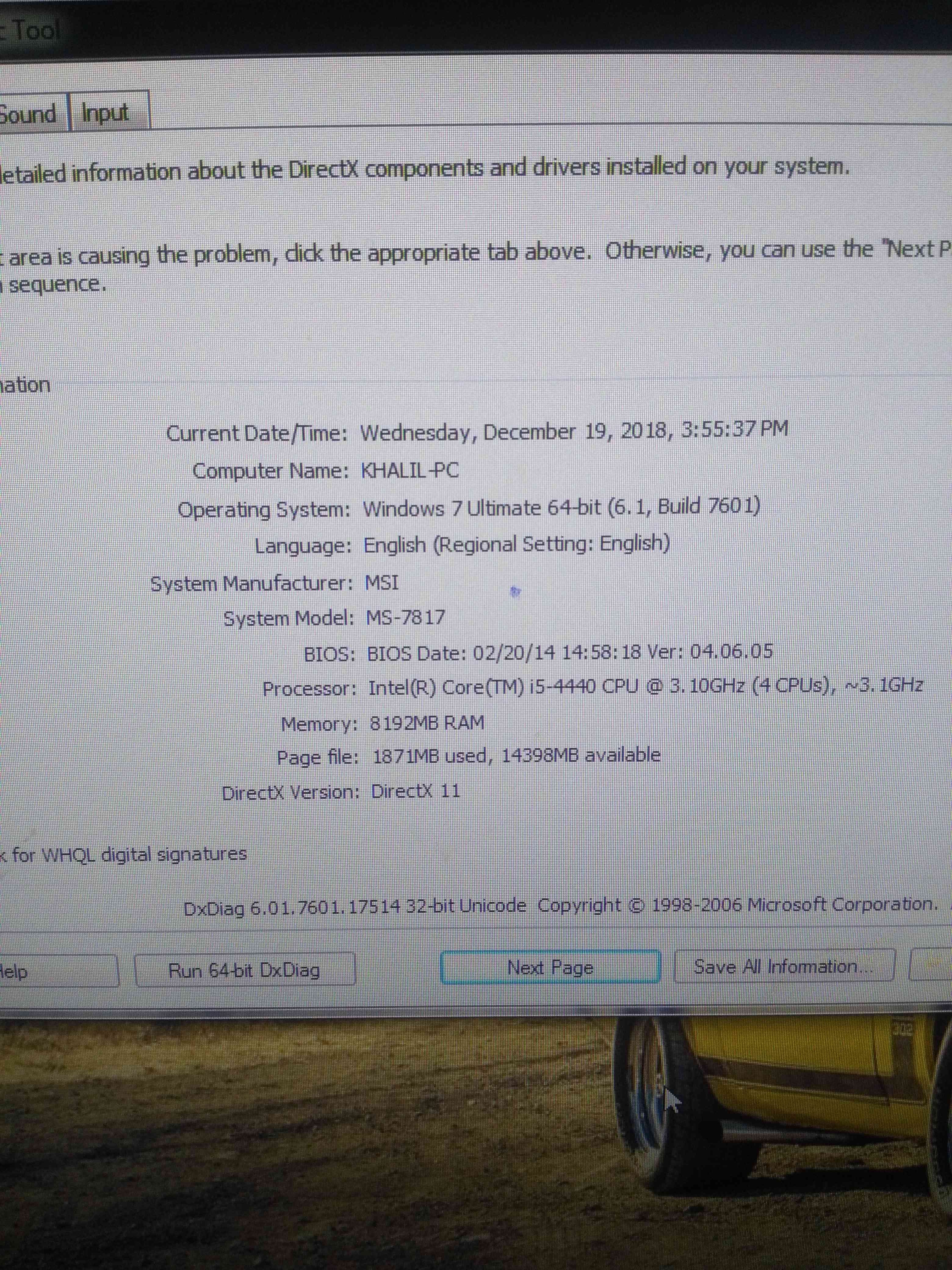 جهاز كور اي فايف للبيع Gaming PC core i5-4440
لا تنسَ أنك شاهدت هذا الإعلان في عنكبوت
CPU :In...