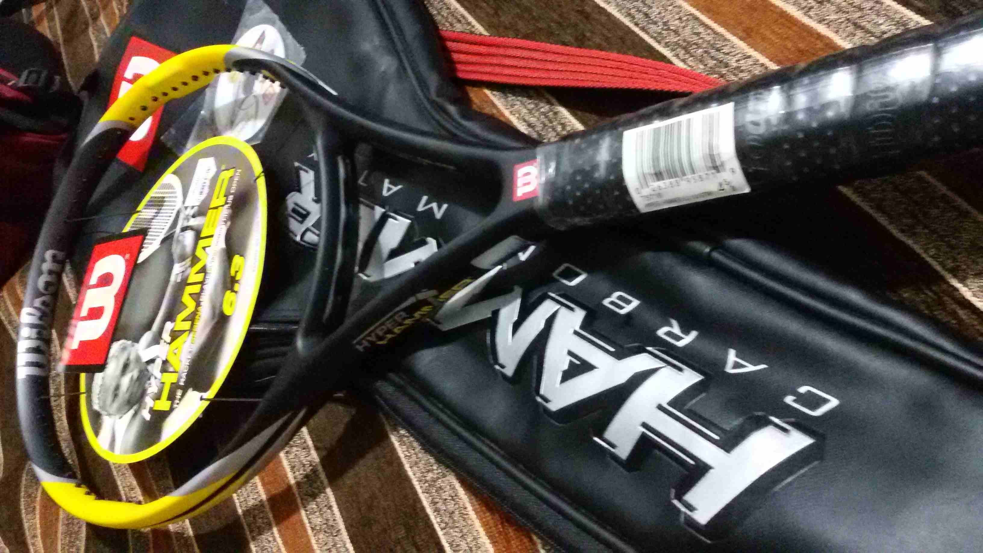 wilson hammer carbon matrix 6.3
لا تنسَ أنك شاهدت هذا الإعلان في عنكبوت
مضرب تنس ارضي ويلسون كار...