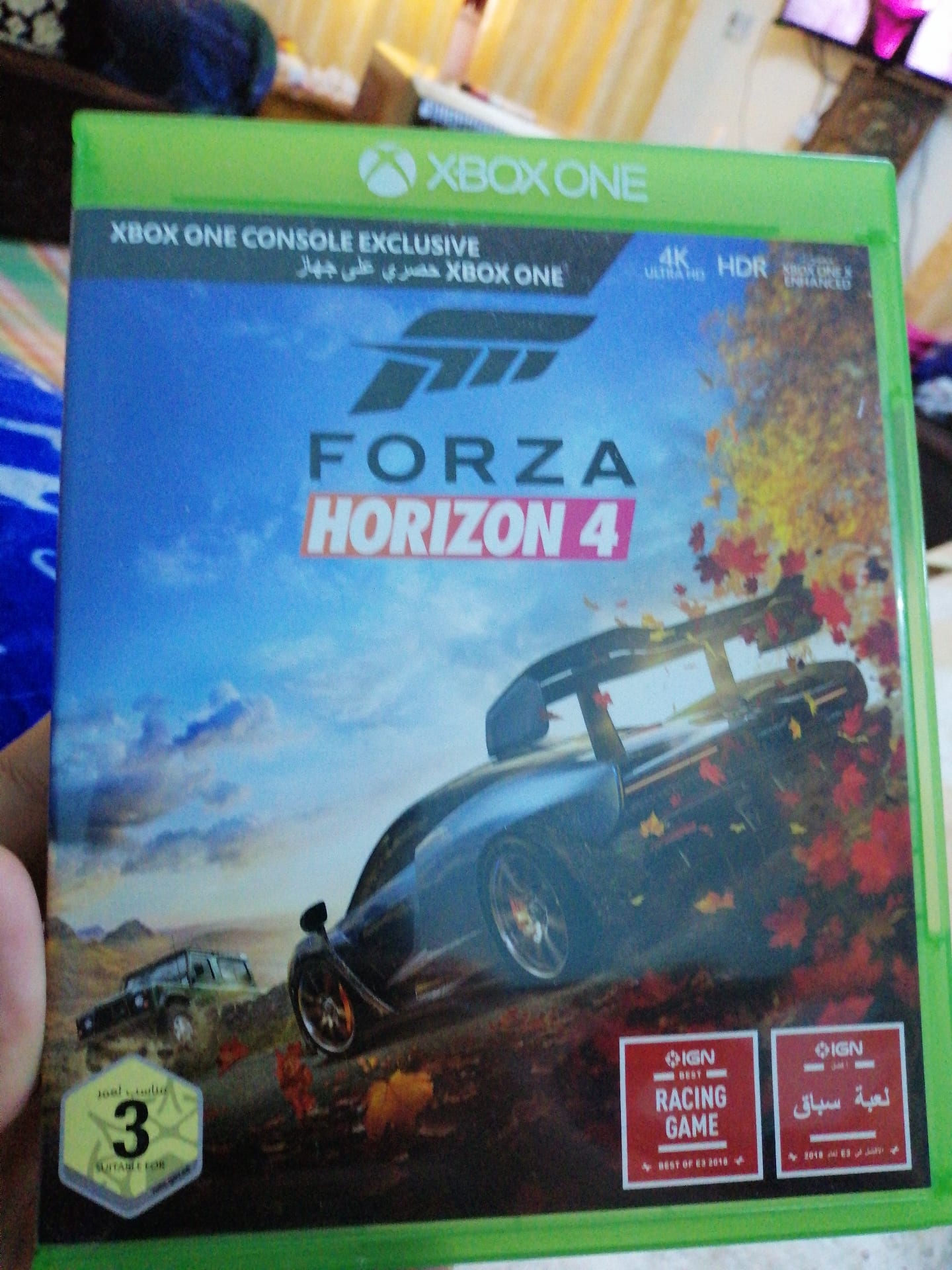 forza horizon 4 للبيع فقط
لا تنسَ أنك شاهدت هذا الإعلان في عنكبوت
العبه نظيفة مستعمله مره وحد...