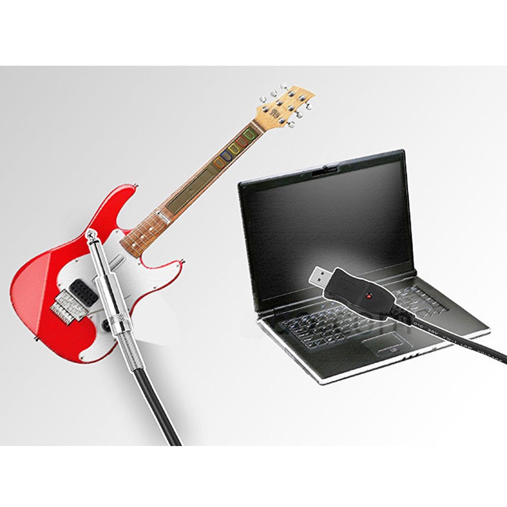 USB Gitarre Kable USB Interface Male to 6.35mm 1/4" Mono Male Electric Adapter
لا تنسَ أنك شاهدت هذا الإعلان في عنكبوت...