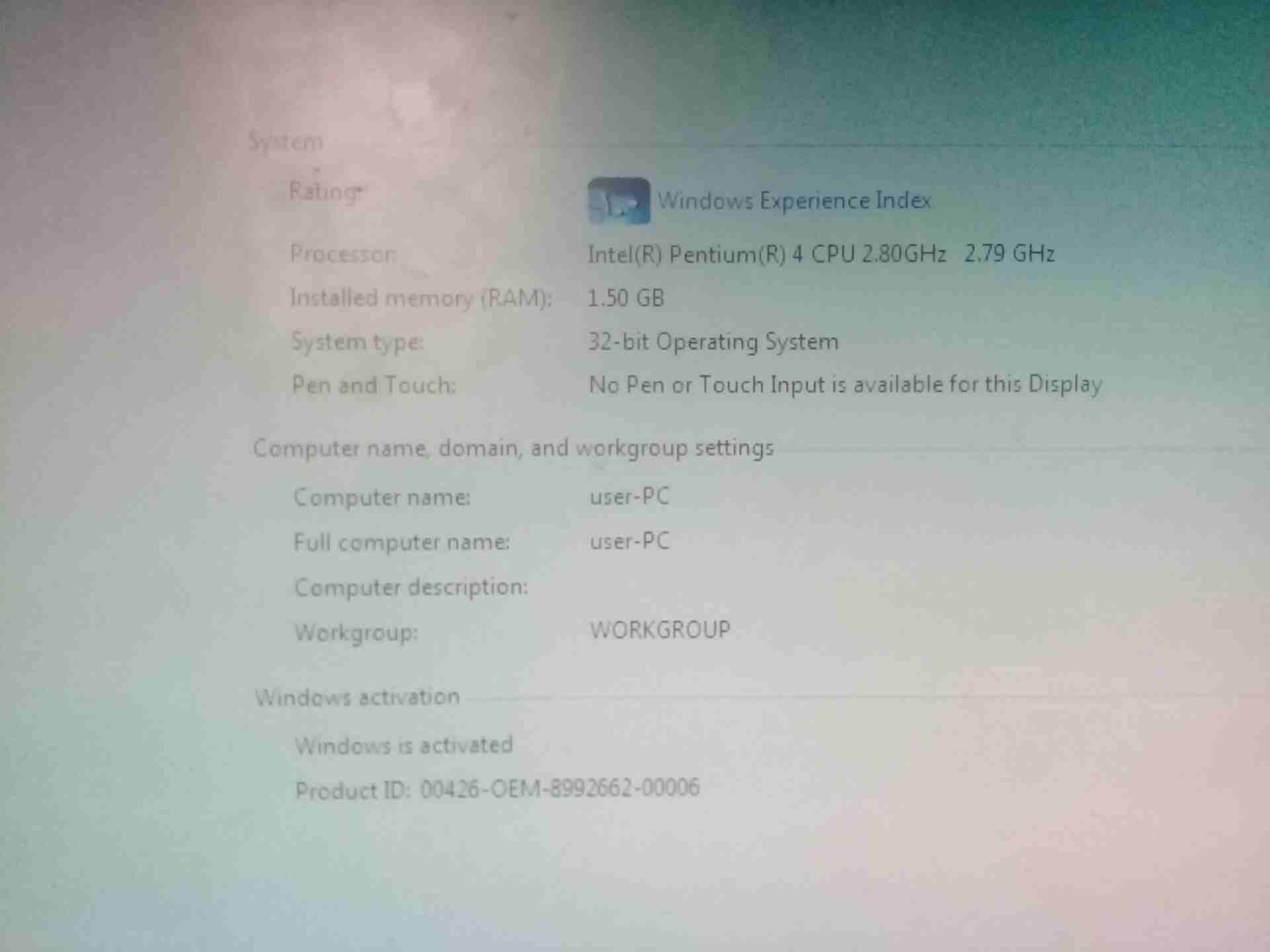 كيس كمبيوتر مستعمل بحالة جيده
لا تنسَ أنك شاهدت هذا الإعلان في عنكبوت
الرام:1.5 جيجا.
windows 7....