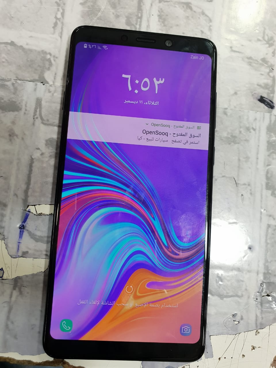جالاكسي A9 2018 بحالة الوكالة استخدام 3 اسابيع
لا تنسَ أنك شاهدت هذا الإعلان في عنكبوت
كامل ا...
