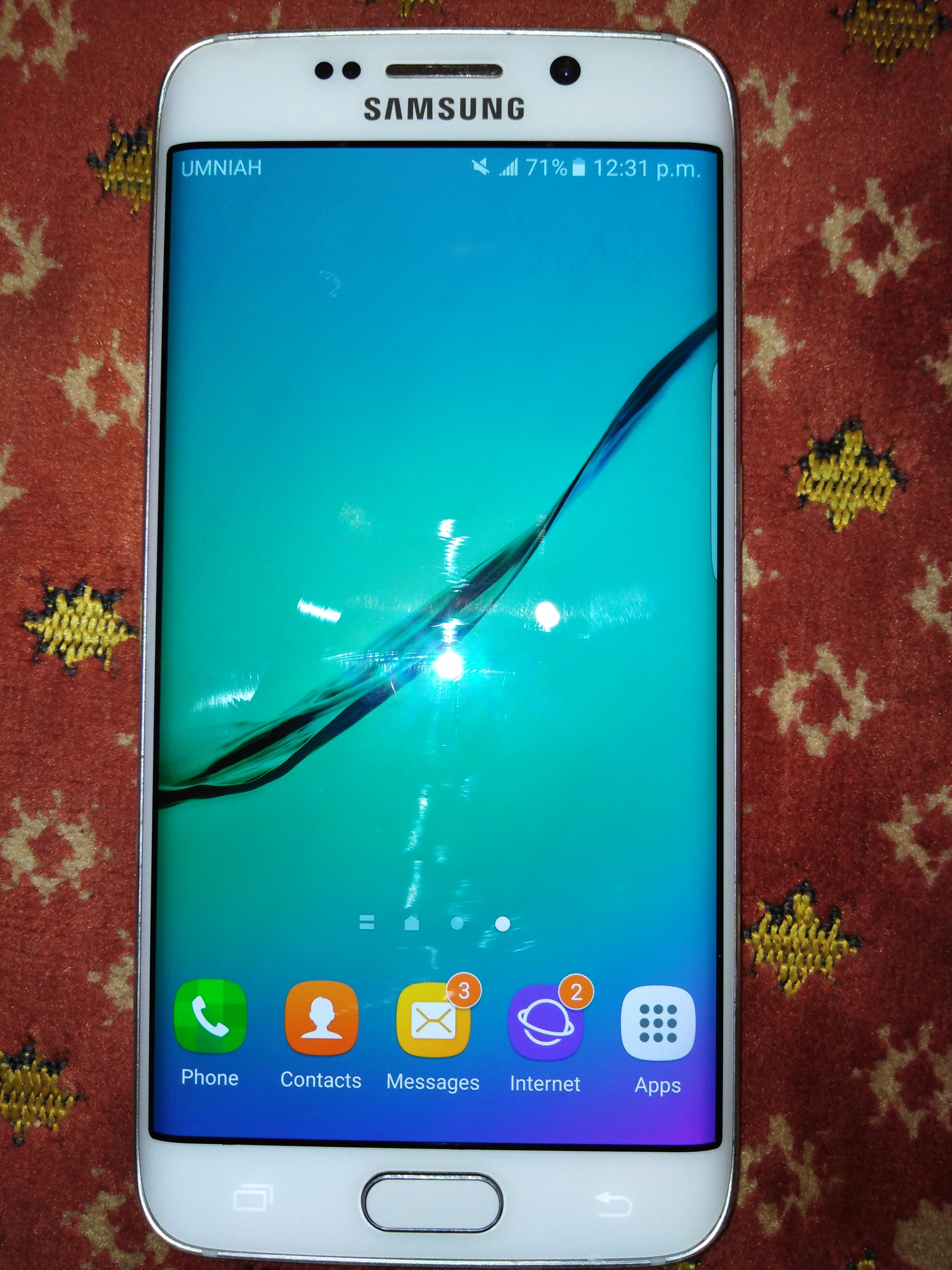 used samsung galaxy s6 edge in good condition
لا تنسَ أنك شاهدت هذا الإعلان في عنكبوت
used in...