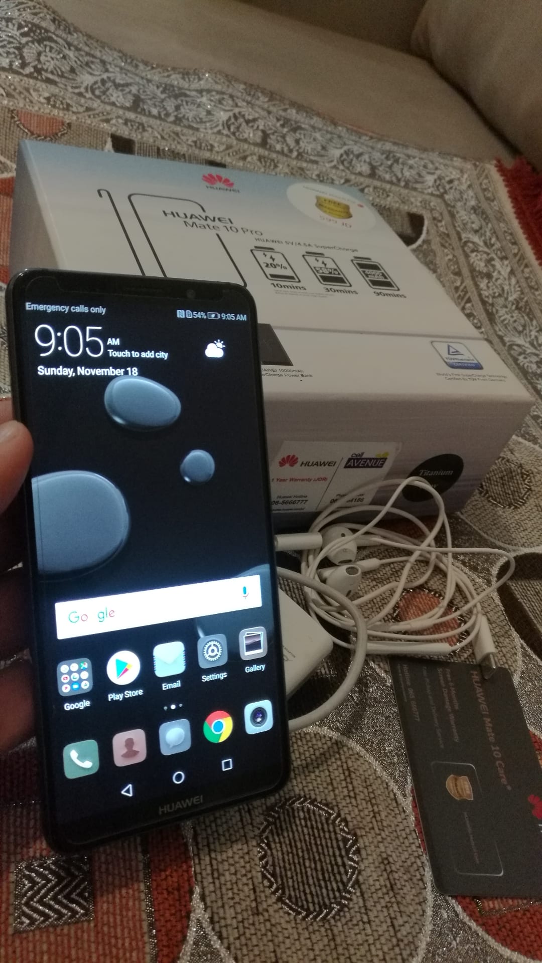 Huawei mate 10 pro
لا تنسَ أنك شاهدت هذا الإعلان في عنكبوت
الجهاز بحاله ممتازه معاه جميع اغرا...
