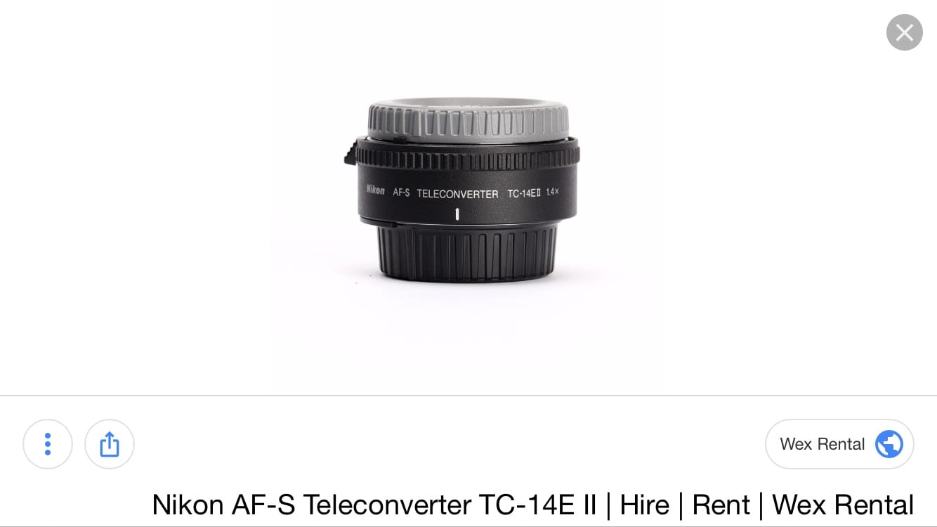 Teleconverter nikon tc-14e ii بحالة الوكاله
لا تنسَ أنك شاهدت هذا الإعلان في عنكبوت
Teleconv...
