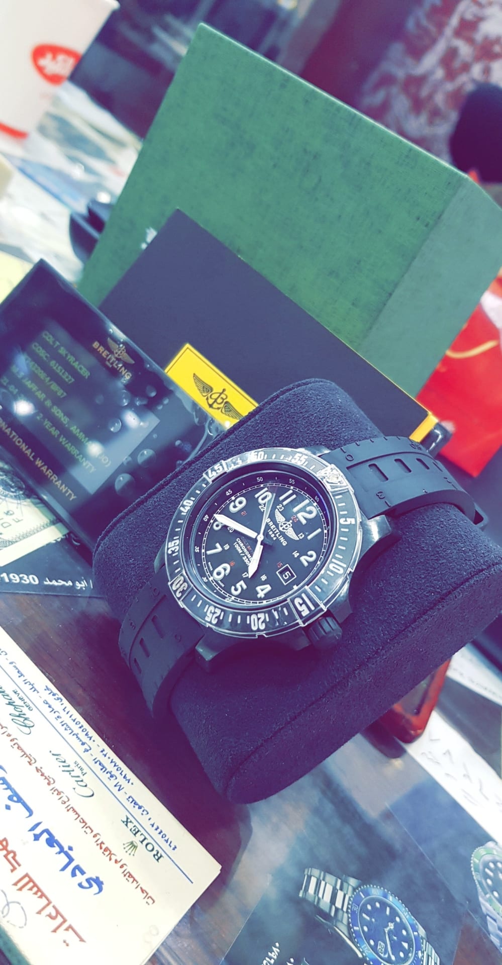 BREITLING SKY RACER
لا تنسَ أنك شاهدت هذا الإعلان في عنكبوت
موديل 2018
فايبر كاربون
جديده غير...