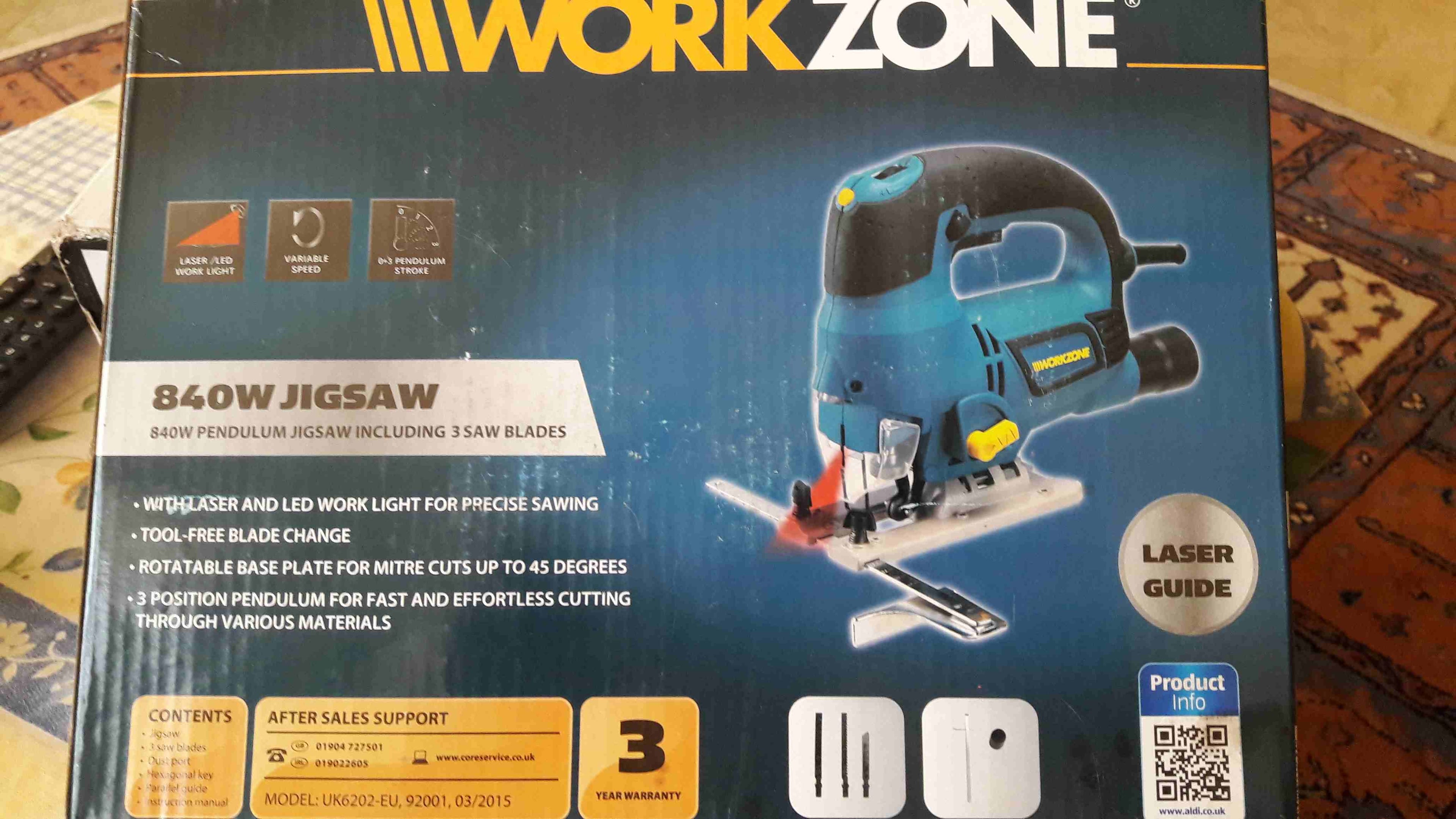 منشار تخريقة ماركة workzone صنع الماني للخشب والحديد والمواسير
لا تنسَ أنك شاهدت هذا الإعلان في عنكبوت...