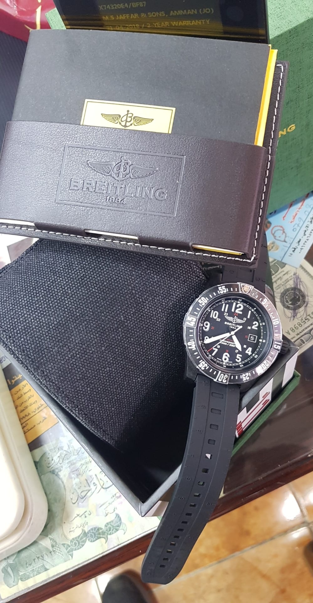 BREITLING SKY RACER
لا تنسَ أنك شاهدت هذا الإعلان في عنكبوت
موديل 2018
فايبر كاربون
جديده غير...