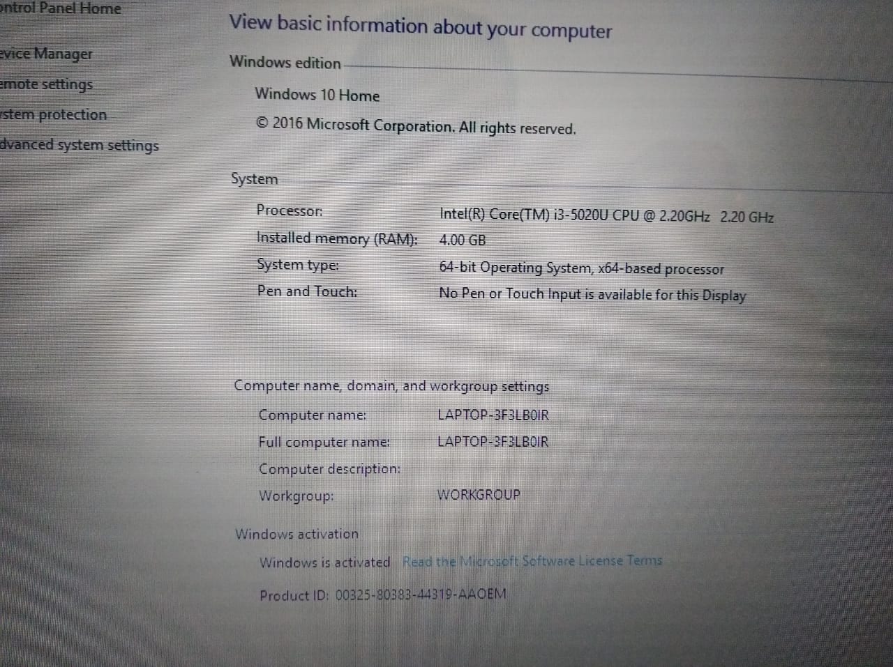 laptop core I3
لا تنسَ أنك شاهدت هذا الإعلان في عنكبوت
لابتوب لينوفو للبيع مستخدم اقل من اسبو...