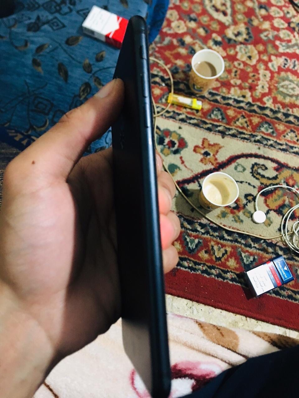 iPhone 7 Plus 128 gigs matte black
لا تنسَ أنك شاهدت هذا الإعلان في عنكبوت
الجهاز نظيف وما بش...