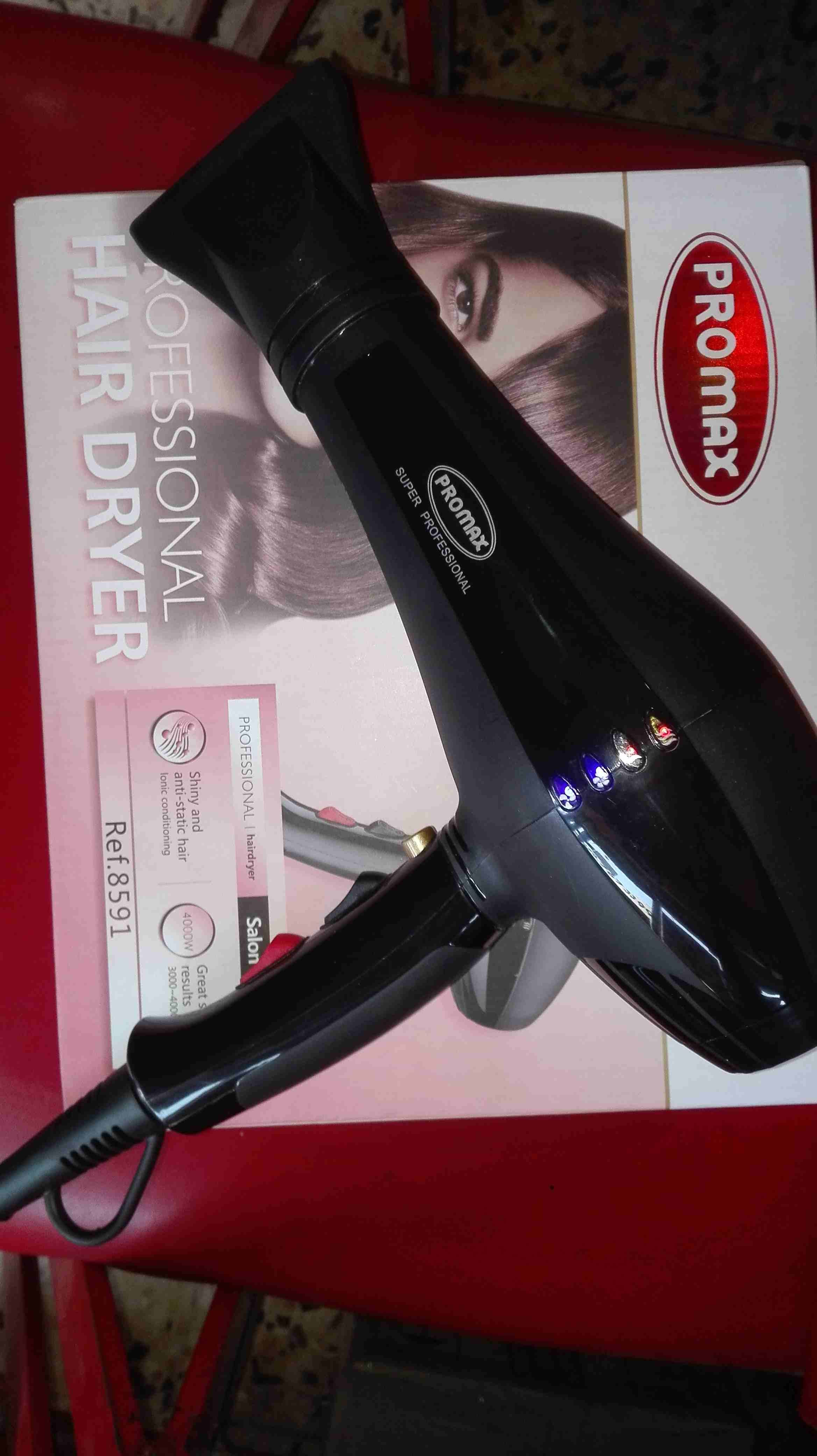 سشوار PROmax,الأمريكي*4000 قوة « هدية »
لا تنسَ أنك شاهدت هذا الإعلان في عنكبوت
سشوا...