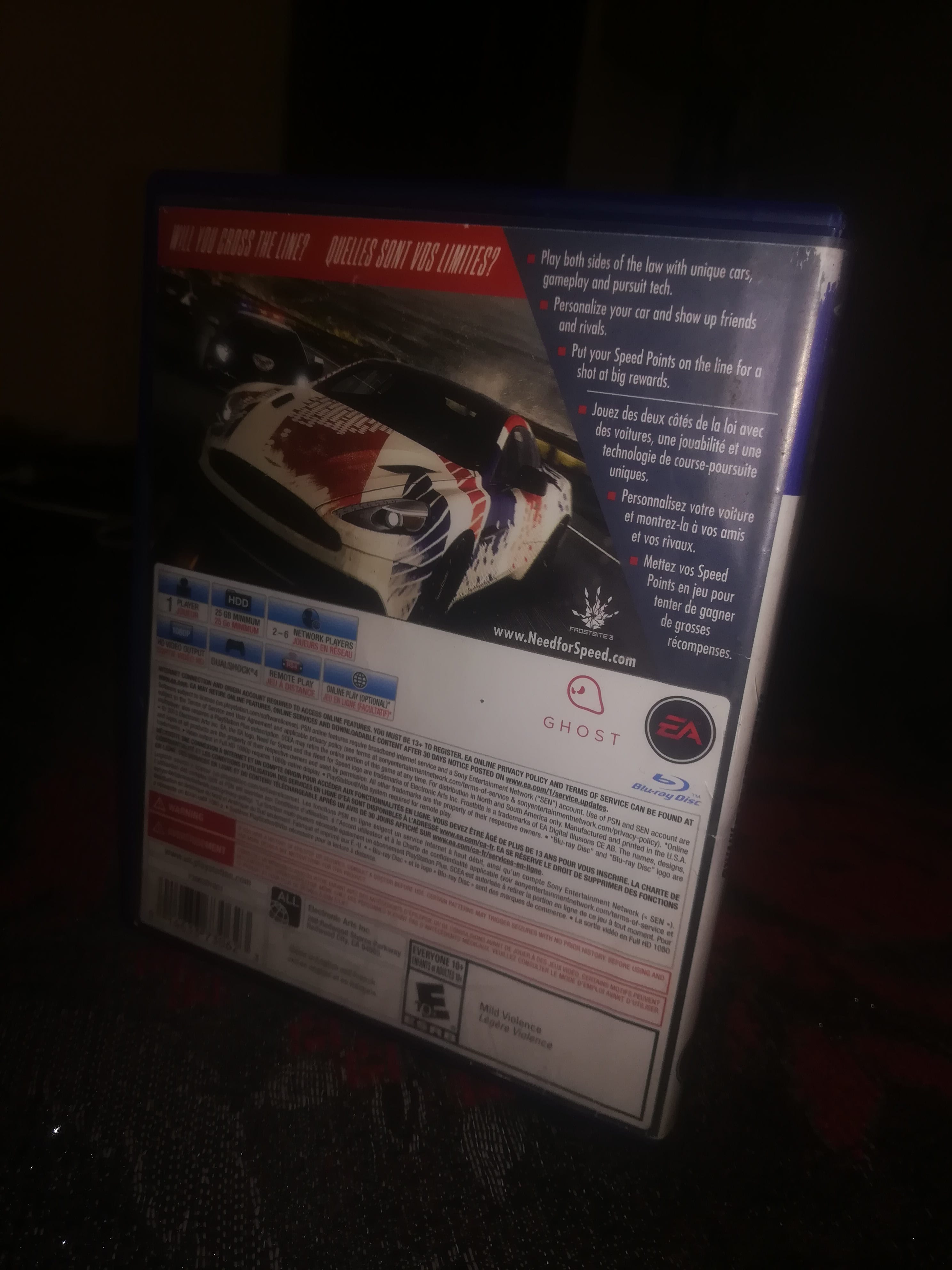 سيدي Need For Speed Rivals
لا تنسَ أنك شاهدت هذا الإعلان في عنكبوت
للبيع عدم الحراج في السعر....
