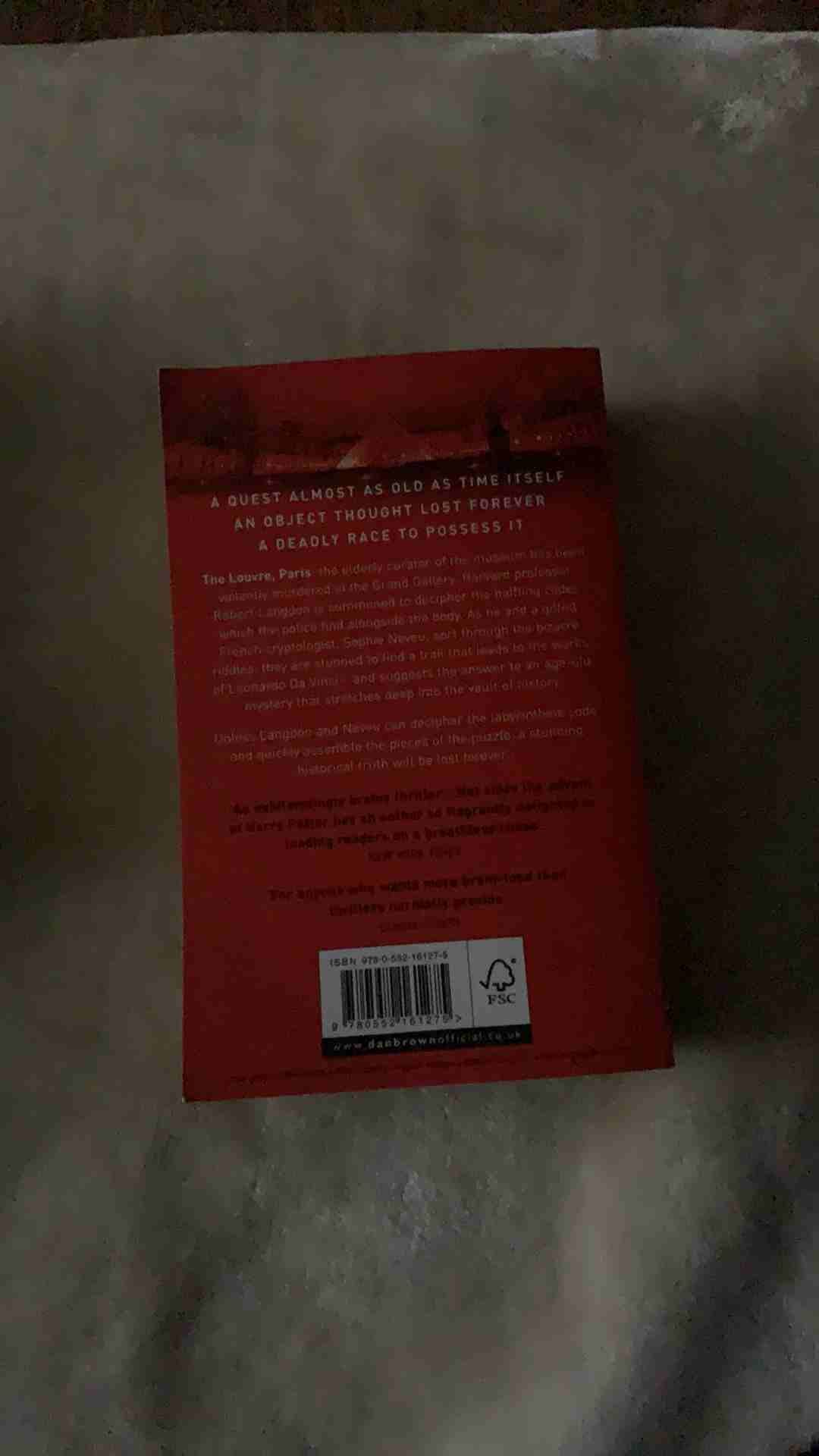 The Da Vinci Code 2017
لا تنسَ أنك شاهدت هذا الإعلان في عنكبوت
A book by Dan Brown...