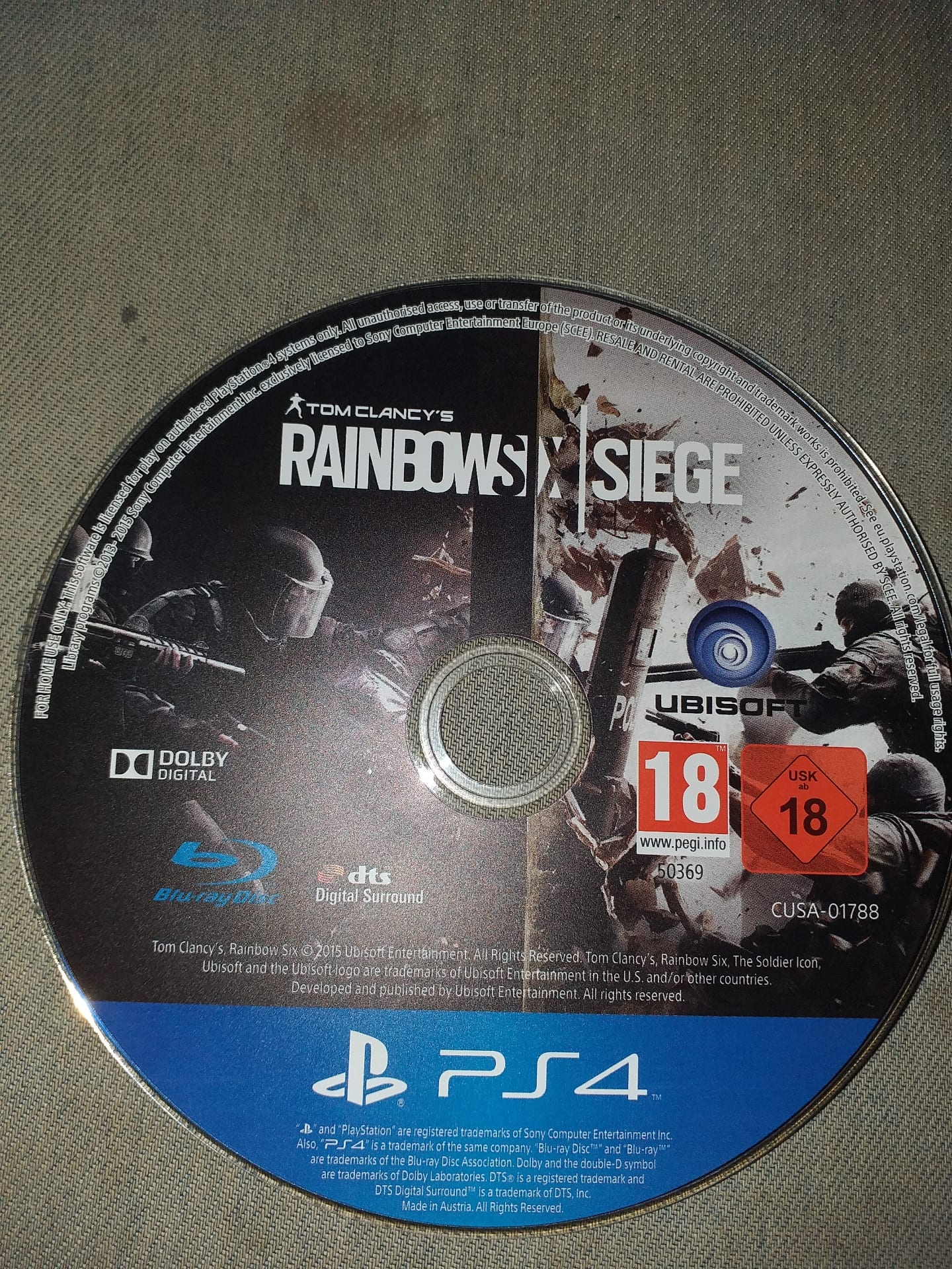 Tom Clancy's للبيع
لا تنسَ أنك شاهدت هذا الإعلان في عنكبوت
اللعبة نظيفة...