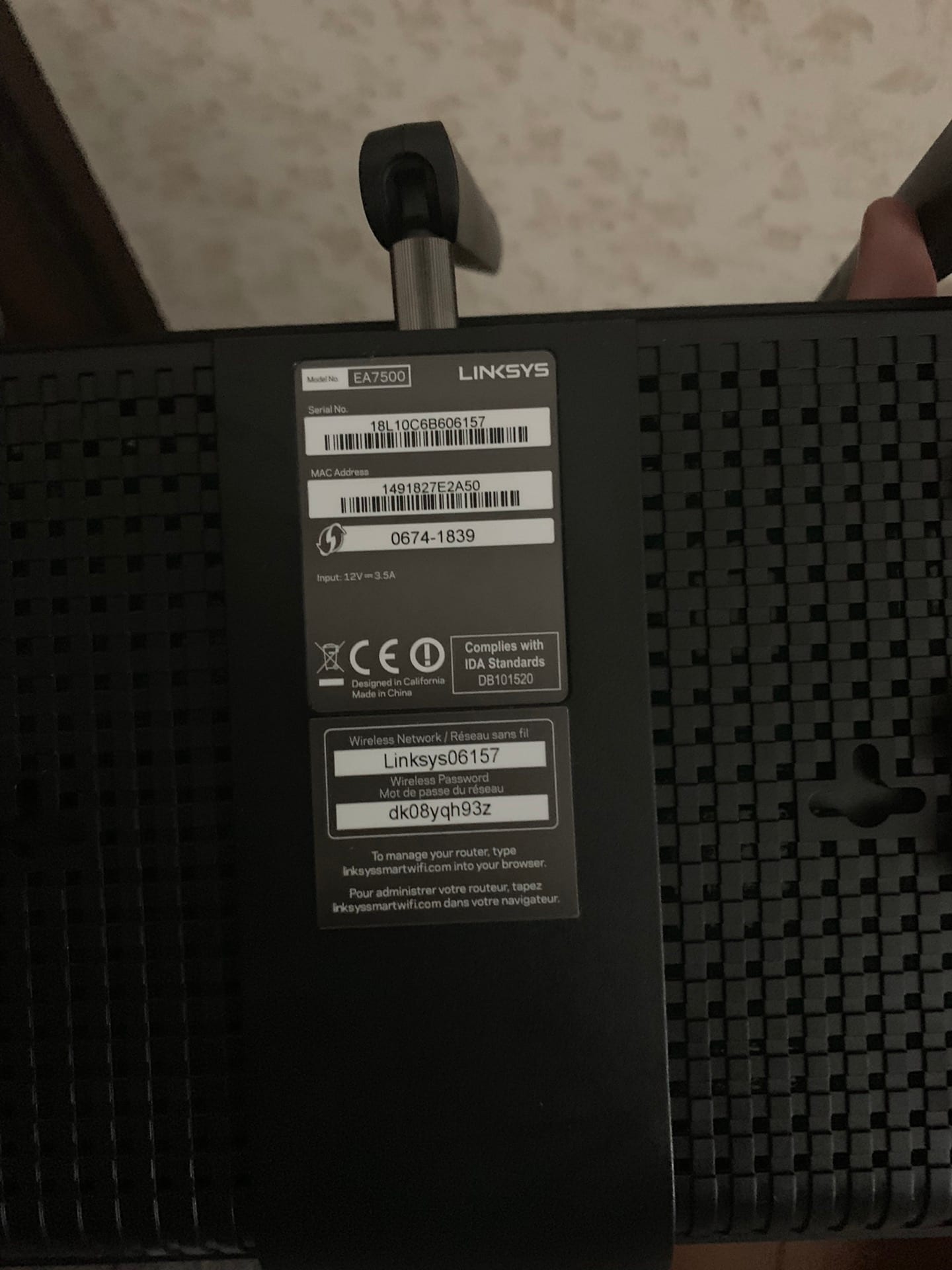 Linksys EA7500 في حالة الوكالة
لا تنسَ أنك شاهدت هذا الإعلان في عنكبوت
SPECS
السعر قابل للتفا...