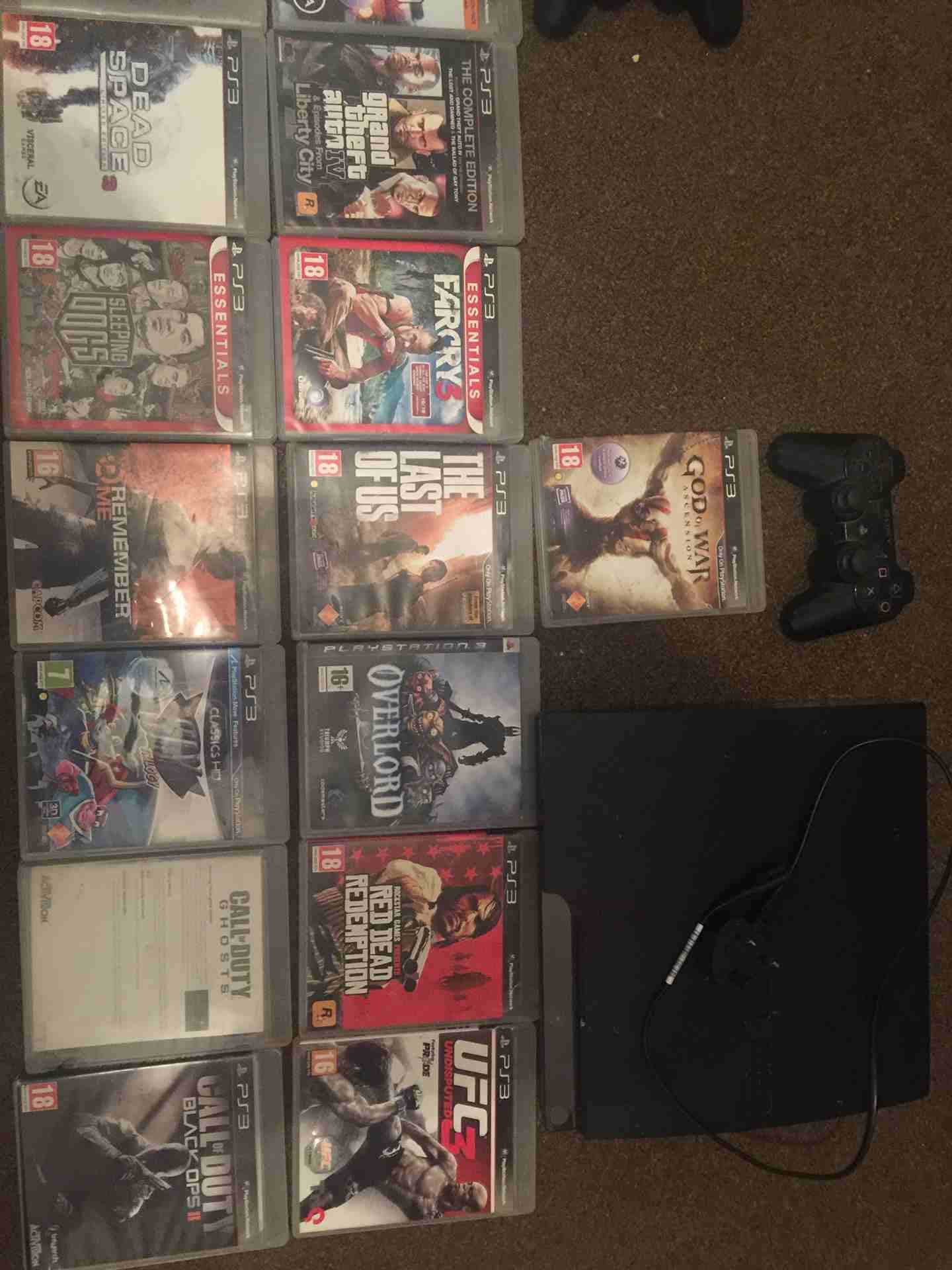 160gb PlayStation 3 بلايستيشن
لا تنسَ أنك شاهدت هذا الإعلان في عنكبوت
جهاز معه 16 لعبه ومحمل عليه...