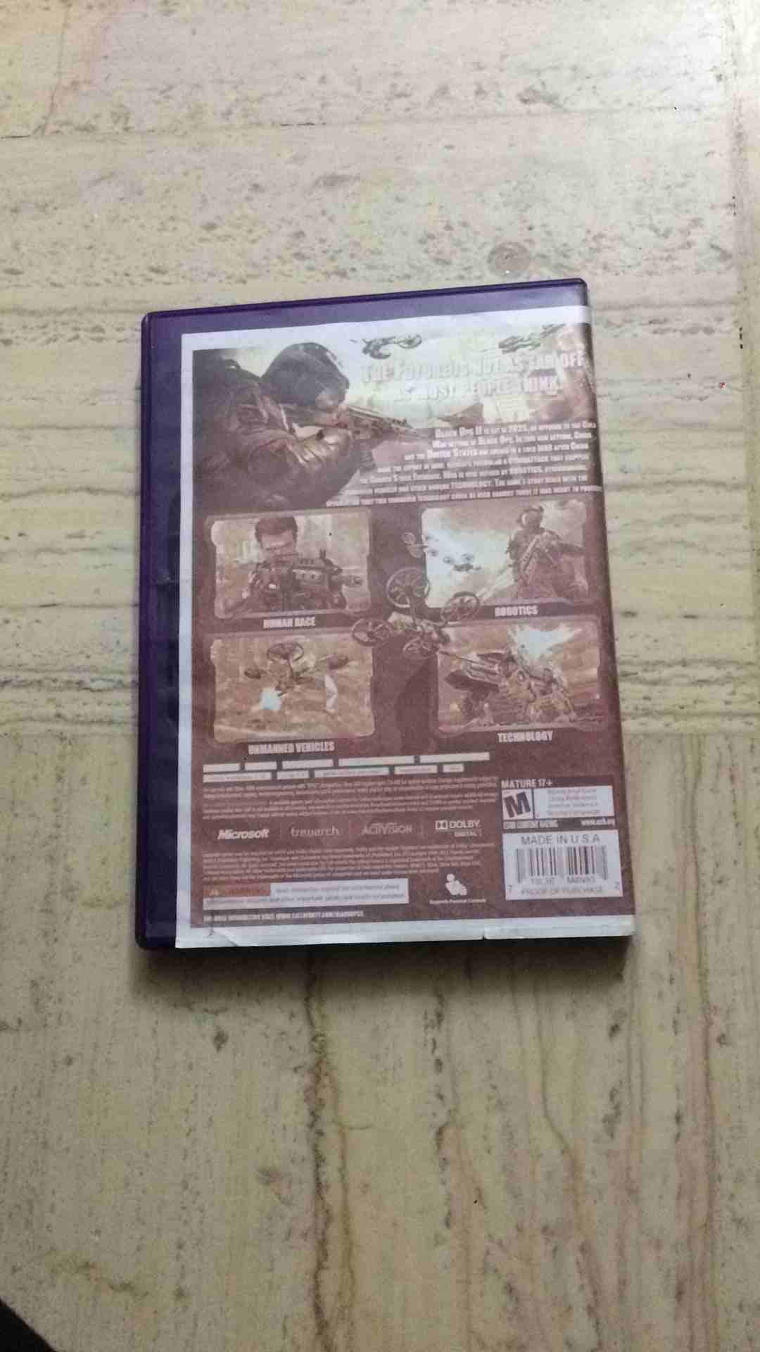 CALLofDUTY BLACK OPS 2
لا تنسَ أنك شاهدت هذا الإعلان في عنكبوت
جديد ممتاز يعمل بكفاء...