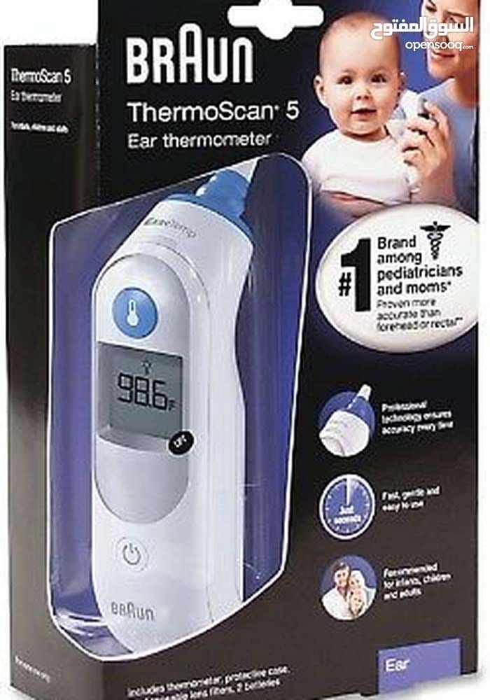 ميزان حرارة براون الأصلي للأذن Braun Thermoscan Model 5
لا تنسَ أنك شاهدت هذا الإعلان في عنكبوت...