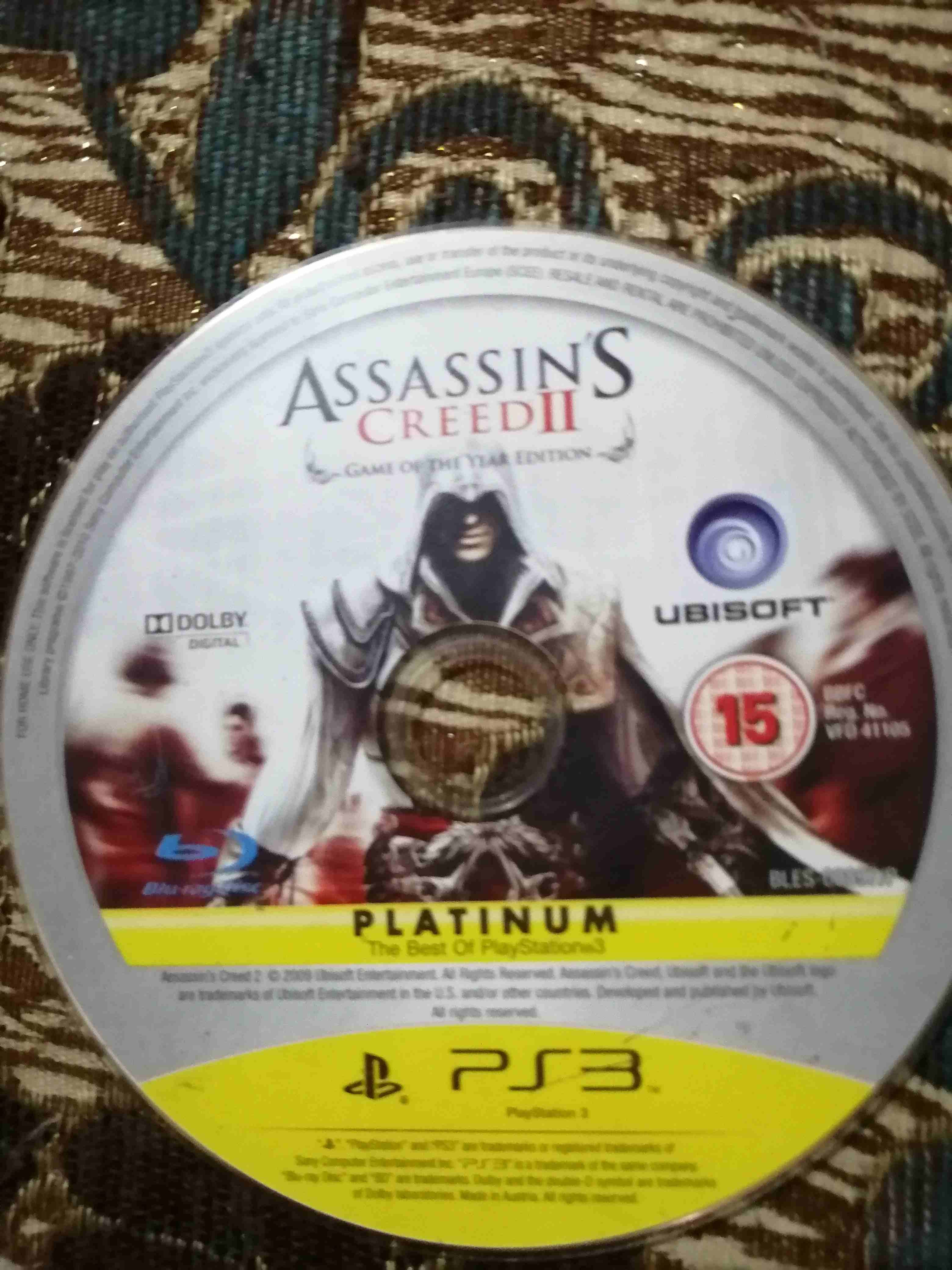 سيدي Assassin cread 2 ps3
لا تنسَ أنك شاهدت هذا الإعلان في عنكبوت
Ps3...