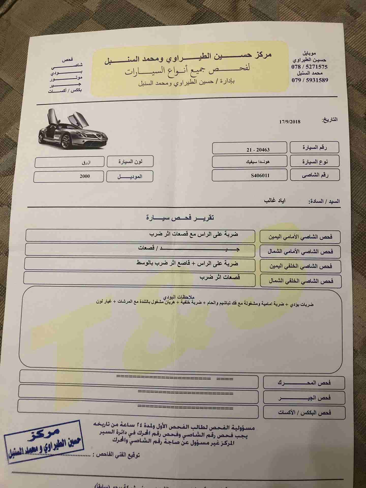 هوندا سيفيك موديل 2000
لا تنسَ أنك شاهدت هذا الإعلان في عنكبوت
هوندا سيفيك 2000
الفحص مرفق
السعر...