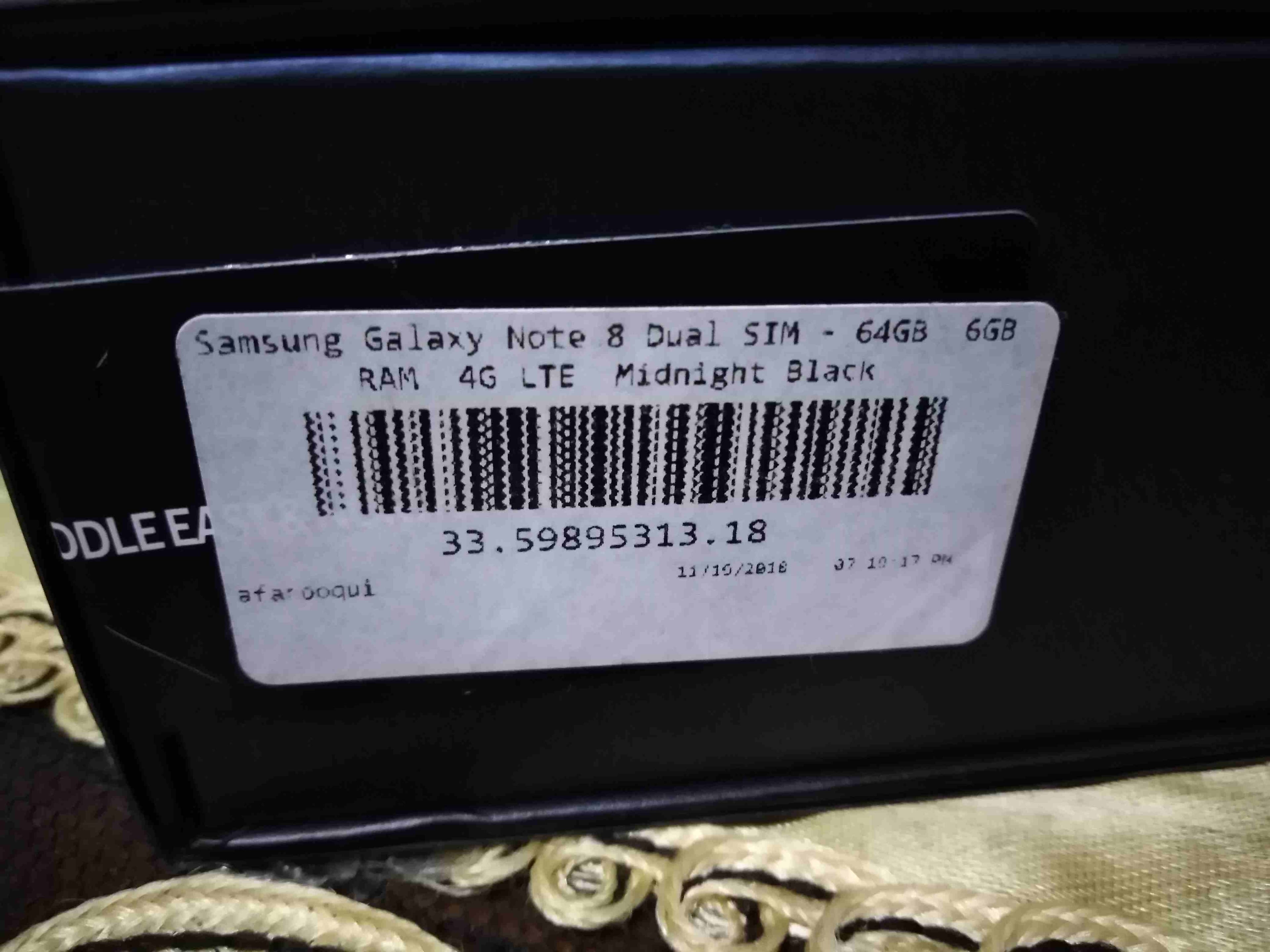 سامسونج Note 8 جديد الكرتونه مسكره بسعر مغري
لا تنسَ أنك شاهدت هذا الإعلان في عنكبوت
موبايل Samsu...