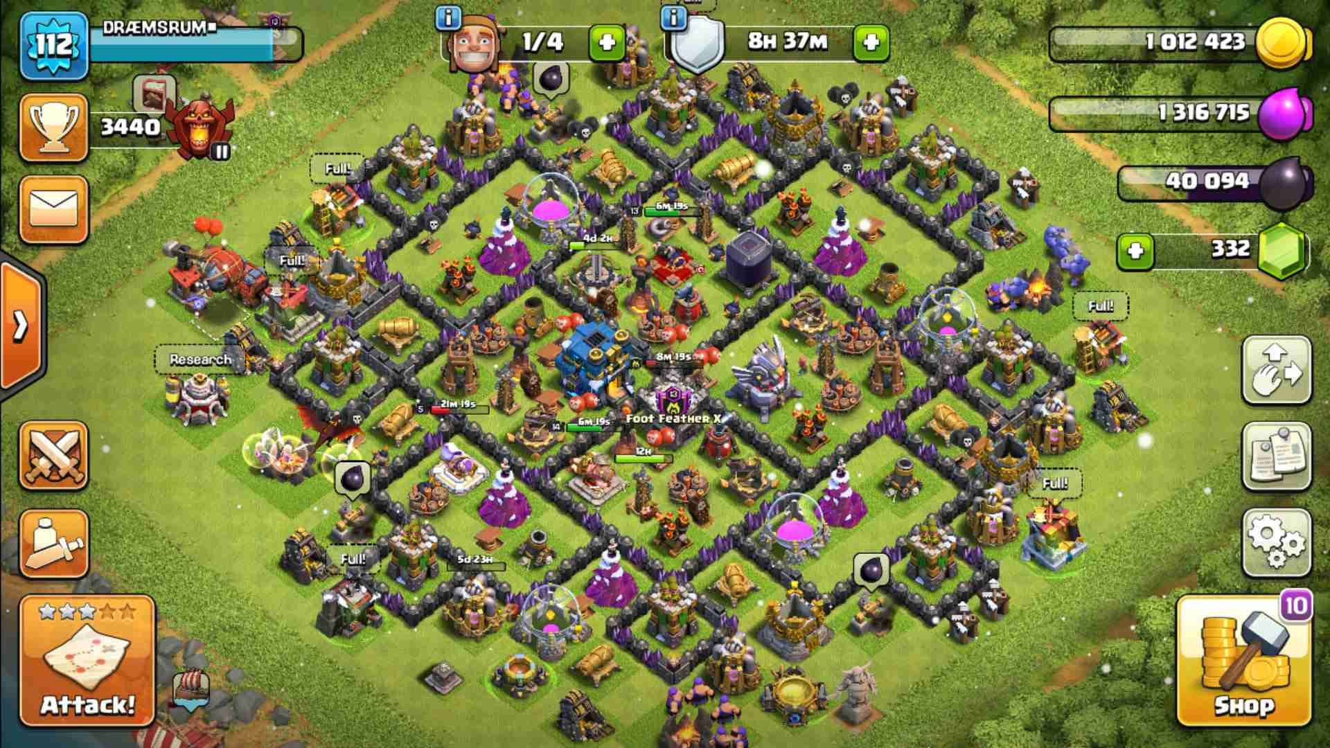 clash of clans town hall 12(level3)
لا تنسَ أنك شاهدت هذا الإعلان في عنكبوت
Clash of Clans Vi...