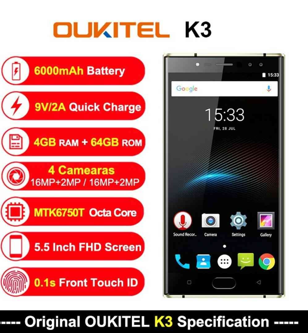 oukatil k3
لا تنسَ أنك شاهدت هذا الإعلان في عنكبوت
اوكاتيل ك 3
oukatil 3
هاتف رائع جدا قوة ب...