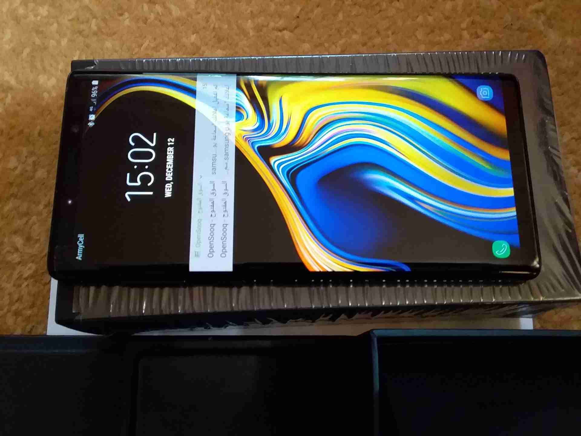 note 9.black.bci.128g.6 g ram.مش بكج.كفالة بي سب آي
لا تنسَ أنك شاهدت هذا الإعلان في عنكبوت
ن...