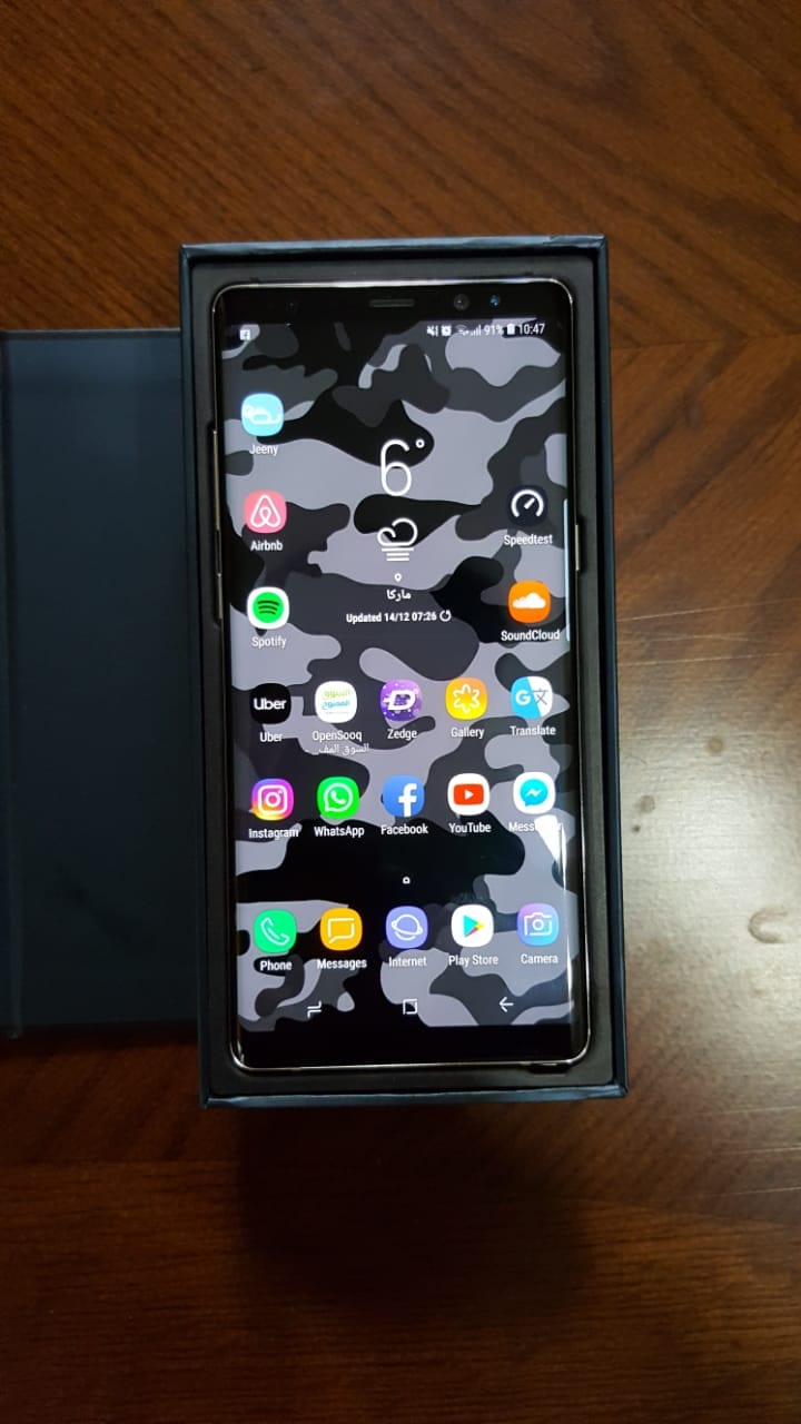 note 8 gold 64gb used for 1 month bci warranty
لا تنسَ أنك شاهدت هذا الإعلان في عنكبوت
التلفو...