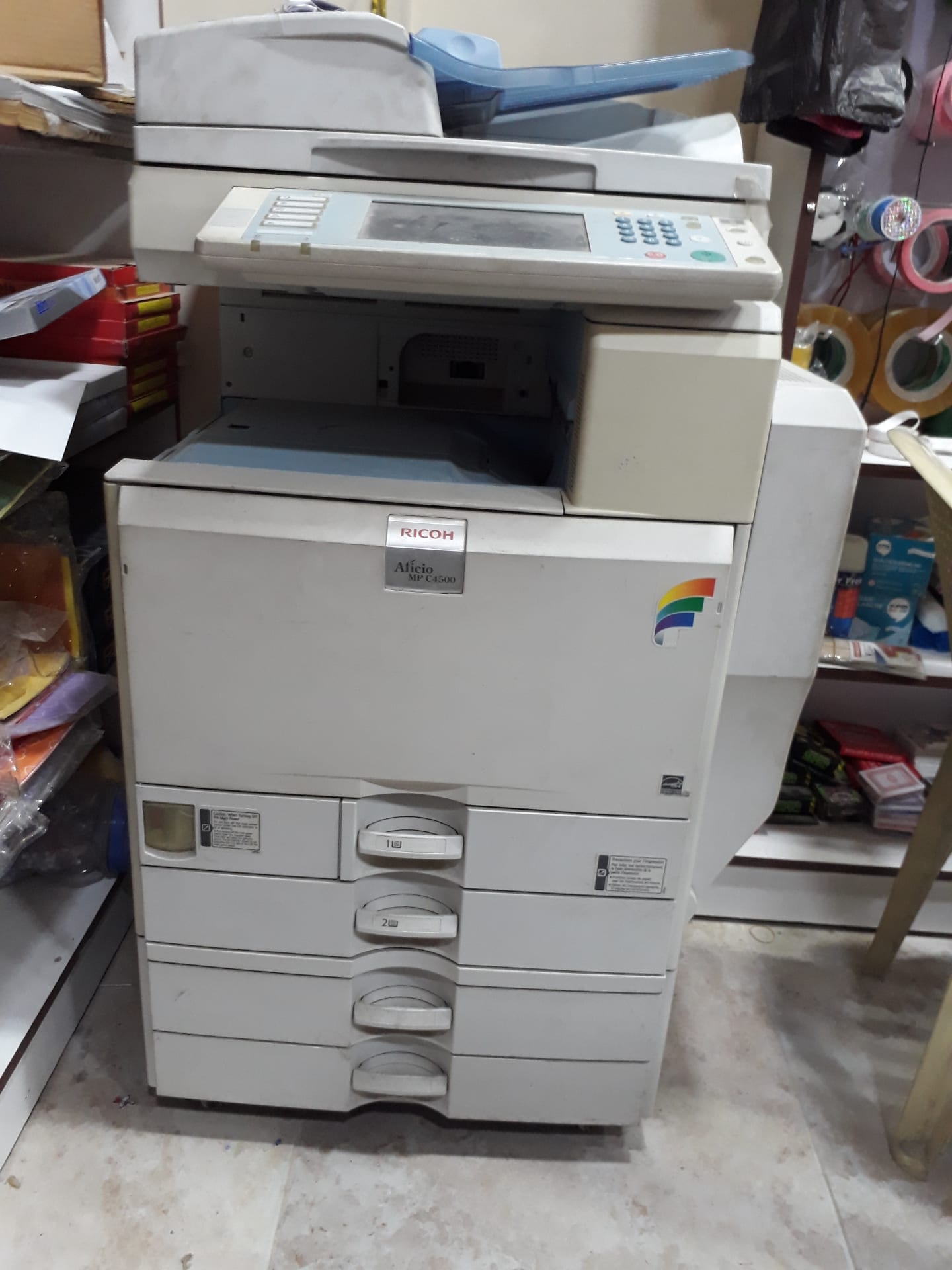 ماكينة تصوير Ricoh mp c4500 بحالة جيدة للبيع
لا تنسَ أنك شاهدت هذا الإعلان في عنكبوت
مااكينة...