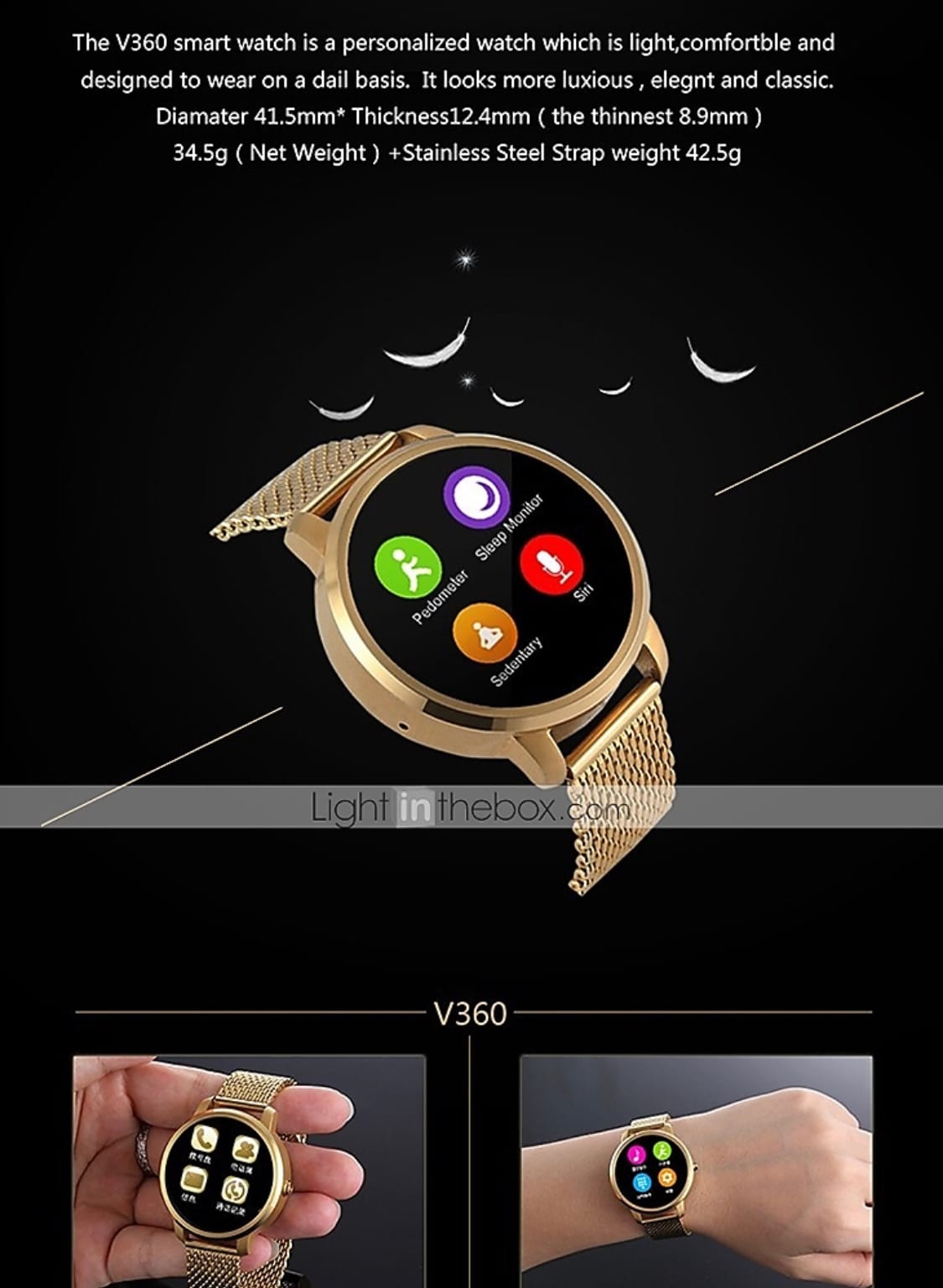 ساعة Smart watch V360
لا تنسَ أنك شاهدت هذا الإعلان في عنكبوت
ساعة ذكية ، مزود الخدمة Alpha
ض...