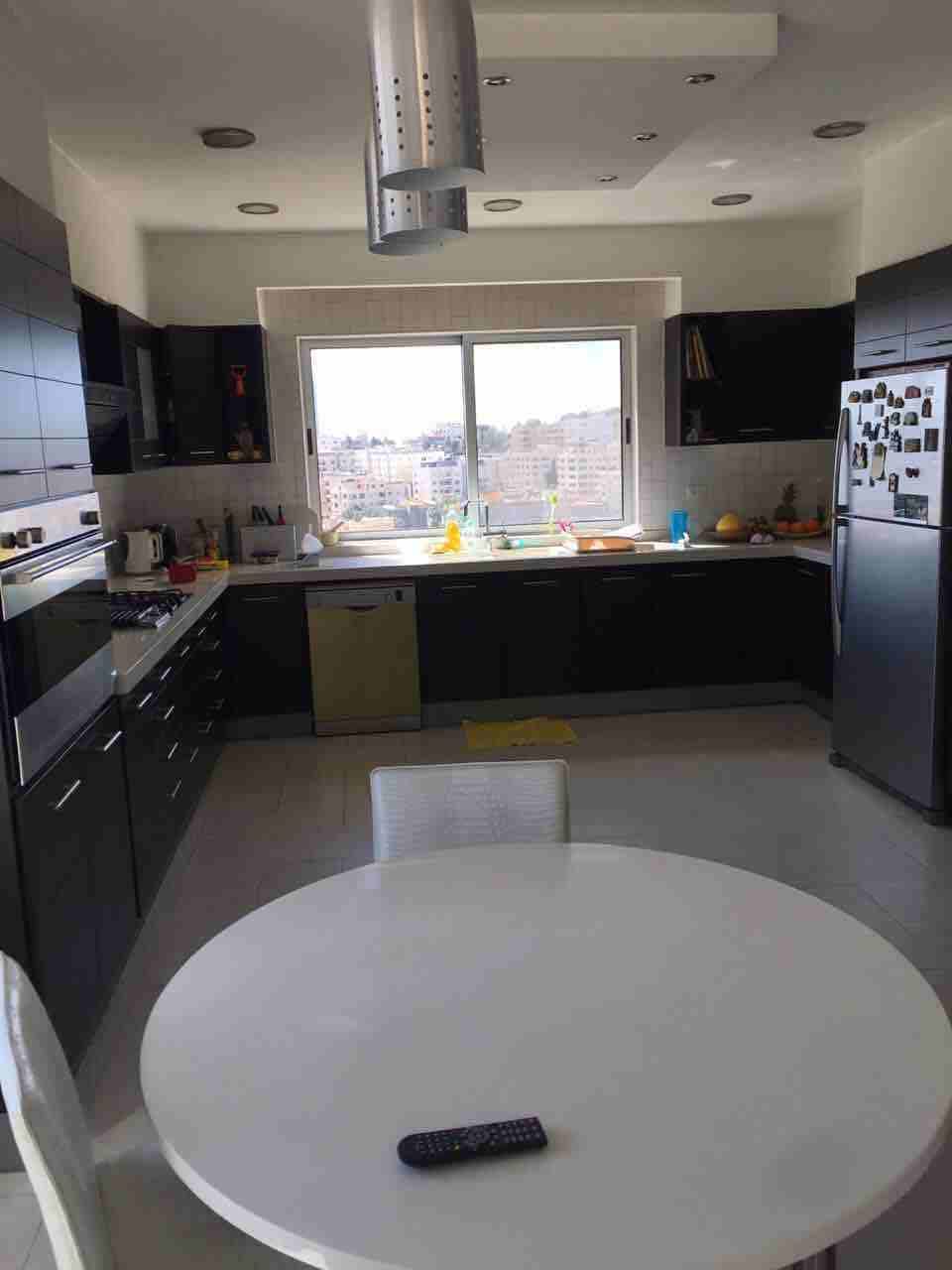 Gorgeous view. Luxury apartment 330 m2 4 master bed rooms dressing room 6 bathrooms made room Laundry room tahboob kitchen Splitunits in each room heating system parking 2 balconies.