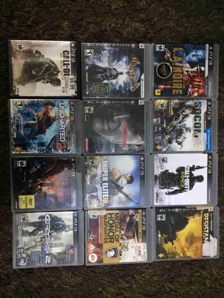 العاب بلستيشن 3 ps3 مستعملات بحال الجديد
Call of duty MW3 8 دنانير
Call of duty advanc 6 دنانير
Resistans2 5دنانير
Scome 6 دنانير
LA Noire 10 دنانير
Batman 7 دنانير
Metal gear4 10دنانير
Sniper elite3...