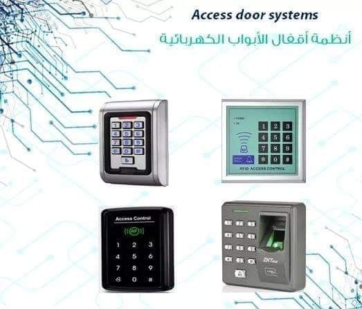 #access_control نظام التحكم بالابواب كرت + رقم سري