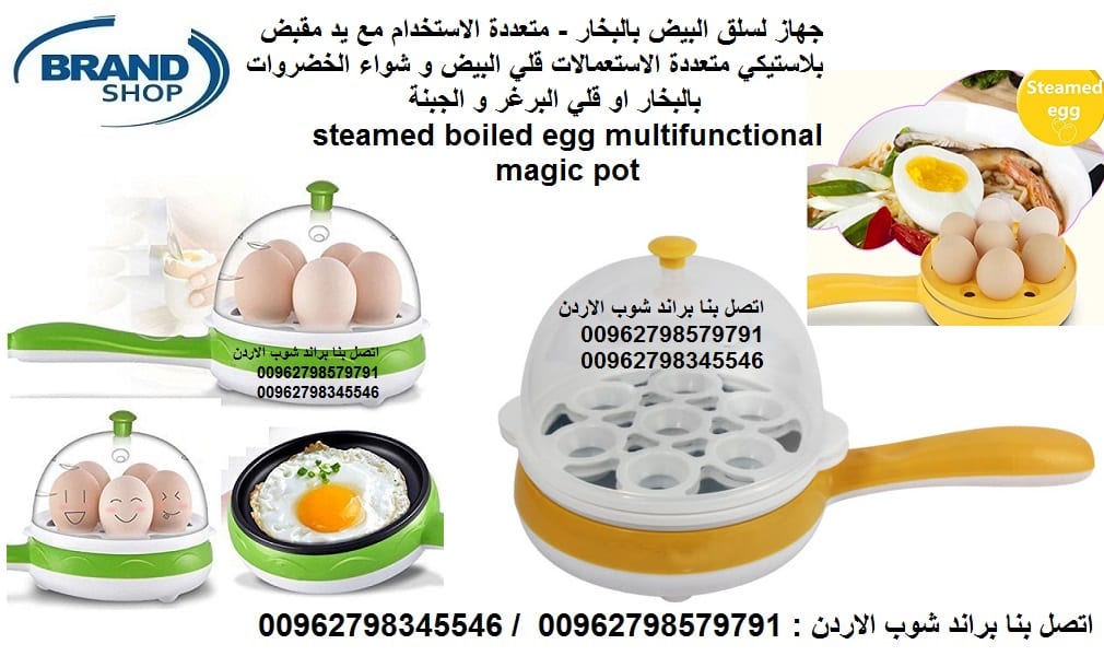 سر سلق البيض بالبخار بطريقة صحيحة | طريقة سلق البيض الصحيحة - ادوات الطبخ boiled egg بيض سلق او قلي - صحي جهاز سلق البيض بالبخار 350 وات - متعددة الاستخدام مع يد
