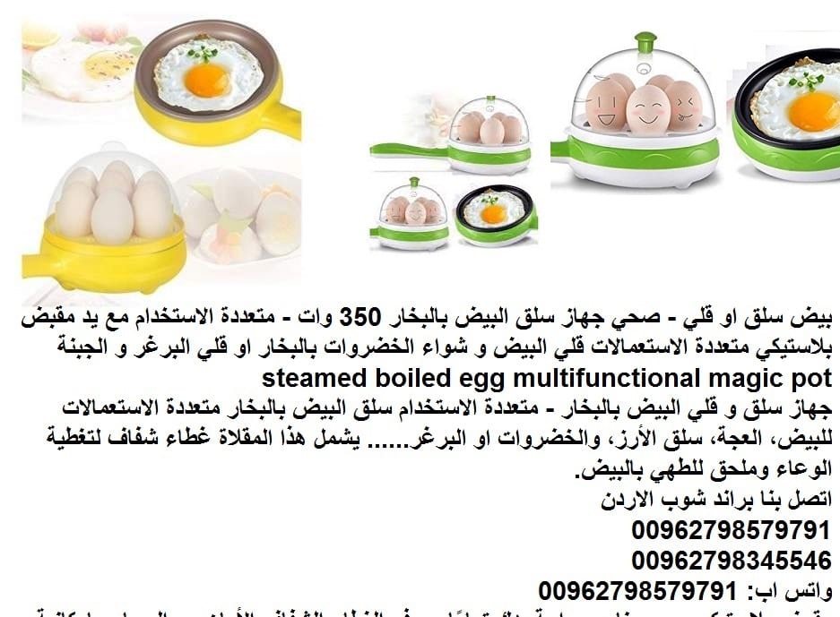 سر سلق البيض بالبخار بطريقة صحيحة | طريقة سلق البيض الصحيحة - ادوات الطبخ boiled egg بيض سلق او قلي - صحي جهاز سلق البيض بالبخار 350 وات - متعددة الاستخدام مع يد
