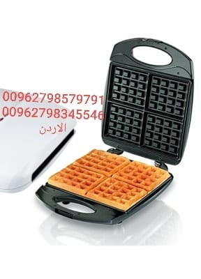 سعر ماكينة الوافل في الاردن - حلوى الوافل اعداد حلويات منزلية Waffle Maker حلوى الوافلز ماكينات الوافل في الاردن | الة صنع الوافل اللذيذة وانت بالمنزل | 4 شرائح