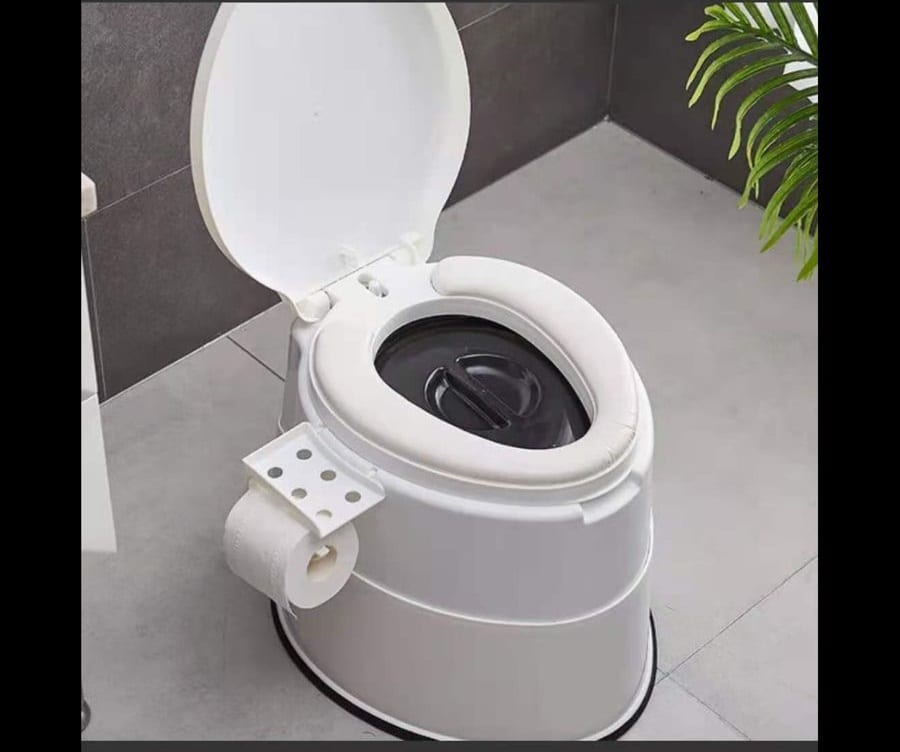 مرحاض متنقل Toilet Travel كرسي حمام افرنجي حمامات لكبار السن تواليت متنقل ذوي الاحتياجات الخاصة حمامات لكبار السن