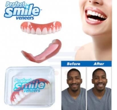 ابتسامة هوليود اسنان علوي مؤقت اكسسوار Perfect Smile اسنان اكسسوار علوية الابتسامة المثالية قشرة و طقم الاسنان
