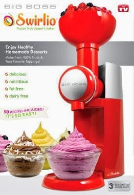 ماكينة ايس كريم للبيع الة بوظه - للبيع الاردن ماكينة الأيس كريم صنع البوظة بالمنزل Swirlio Frozen Fruit Dessert & Ice Cream