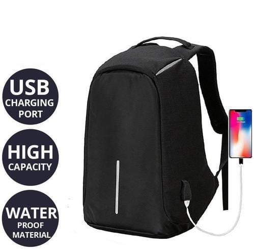 Laptop Bag كمبيوتر محمول وكابل شحن USB ومنفذ - حقيبة سفر مقاومة للماءبيع حقائب الظهر متعددت الجيوب حمل لاب توب حقيبة ظهر