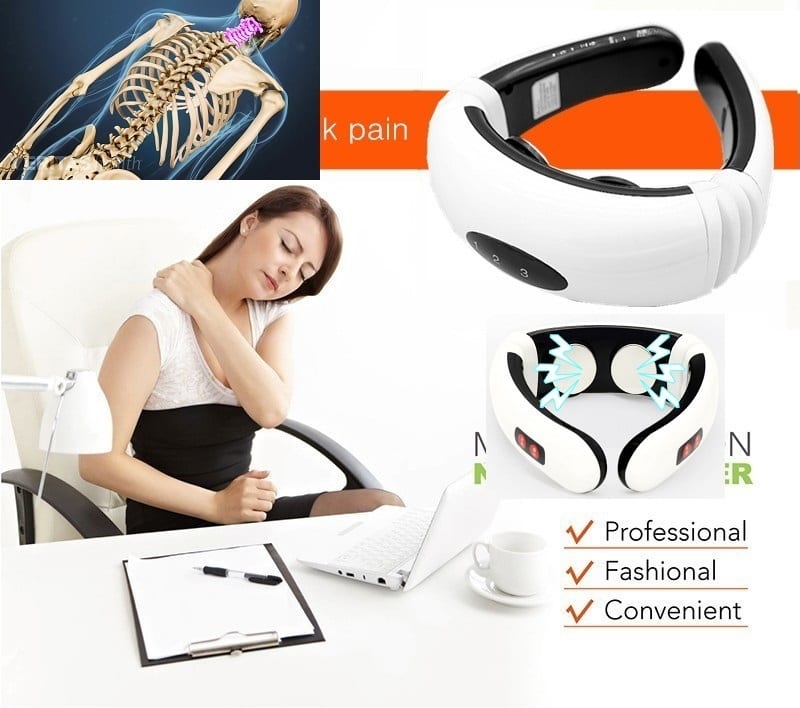 علاج مشاكل الرقبة والظهر جهاز التدليك الكهربائي للاعصاب الطب الصيني التدليك بالنبضات