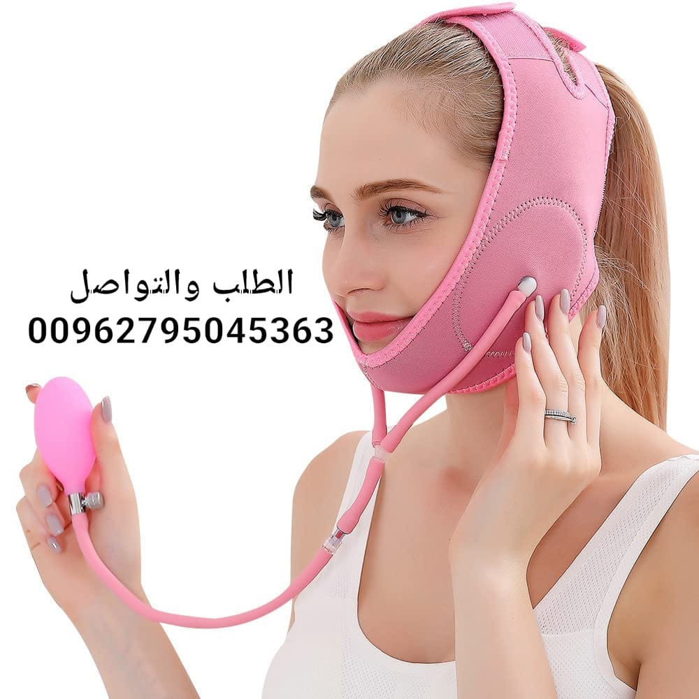 حزام تنحيف الوجه و الخدين القابل للنفخ