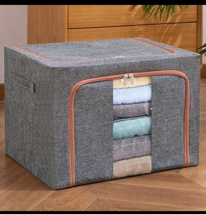 صناديق تخزين ملابس ايكيا - عرض 60 سم Clothes Organiser صناديق تخزين قماش كبيرة صناديق تخزين الملابس الاردن