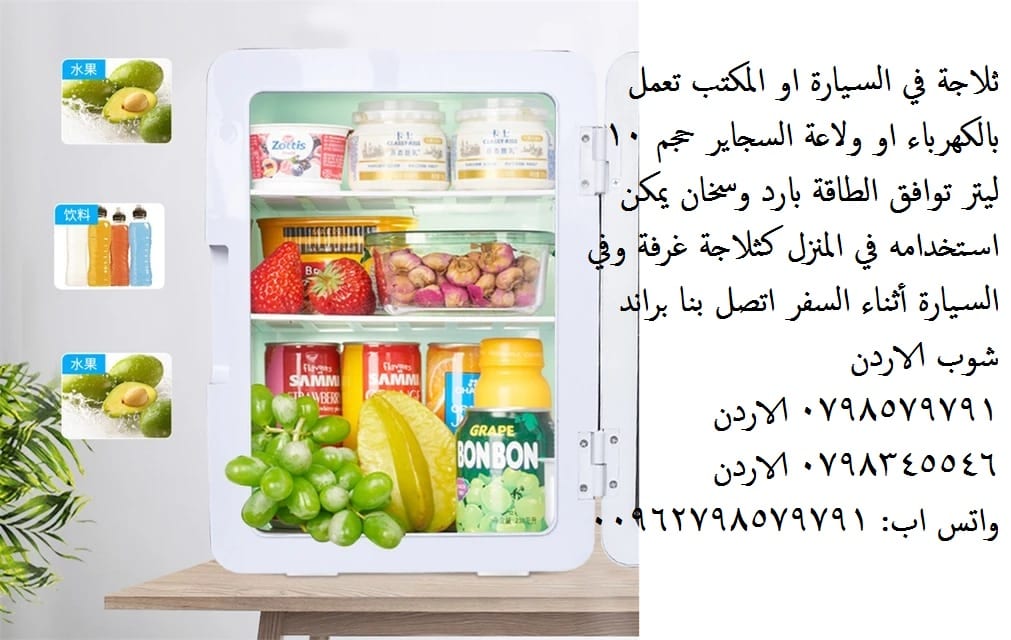 ثلاجات حجم صغير للبيع ثلاجة التبريد والتسخين ثلاجة في السيارة او المكتب تعمل بالكهرباء او ولاعة السجاير حجم 10 ليتر توافق الطاقة