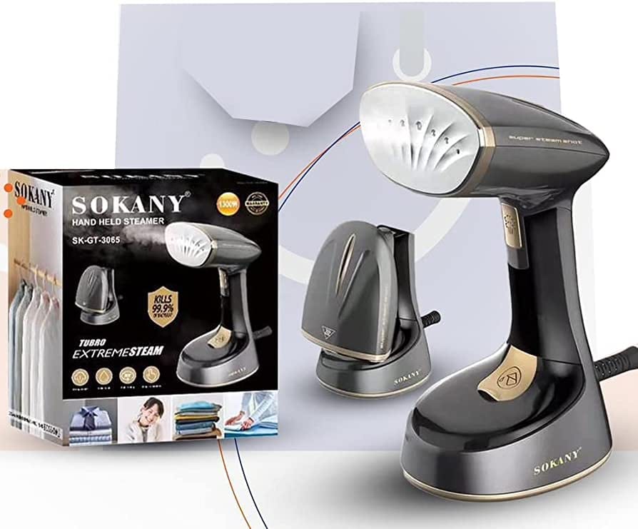 مكواة بخار محمولة من Sokany بقوة 1400وات
